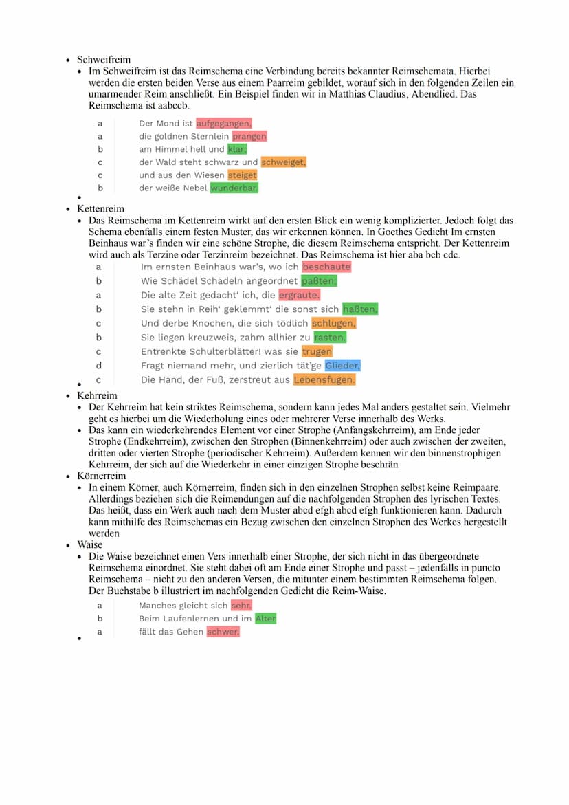 Deutsch
Gedichtsanalyse
I. AUFBAU
Einleitung
• Titel des Gedichts
Name des Autors
Erscheinungsjahr
Gedichtart (Sonett, Ode, Haiku usw.)
●
Th