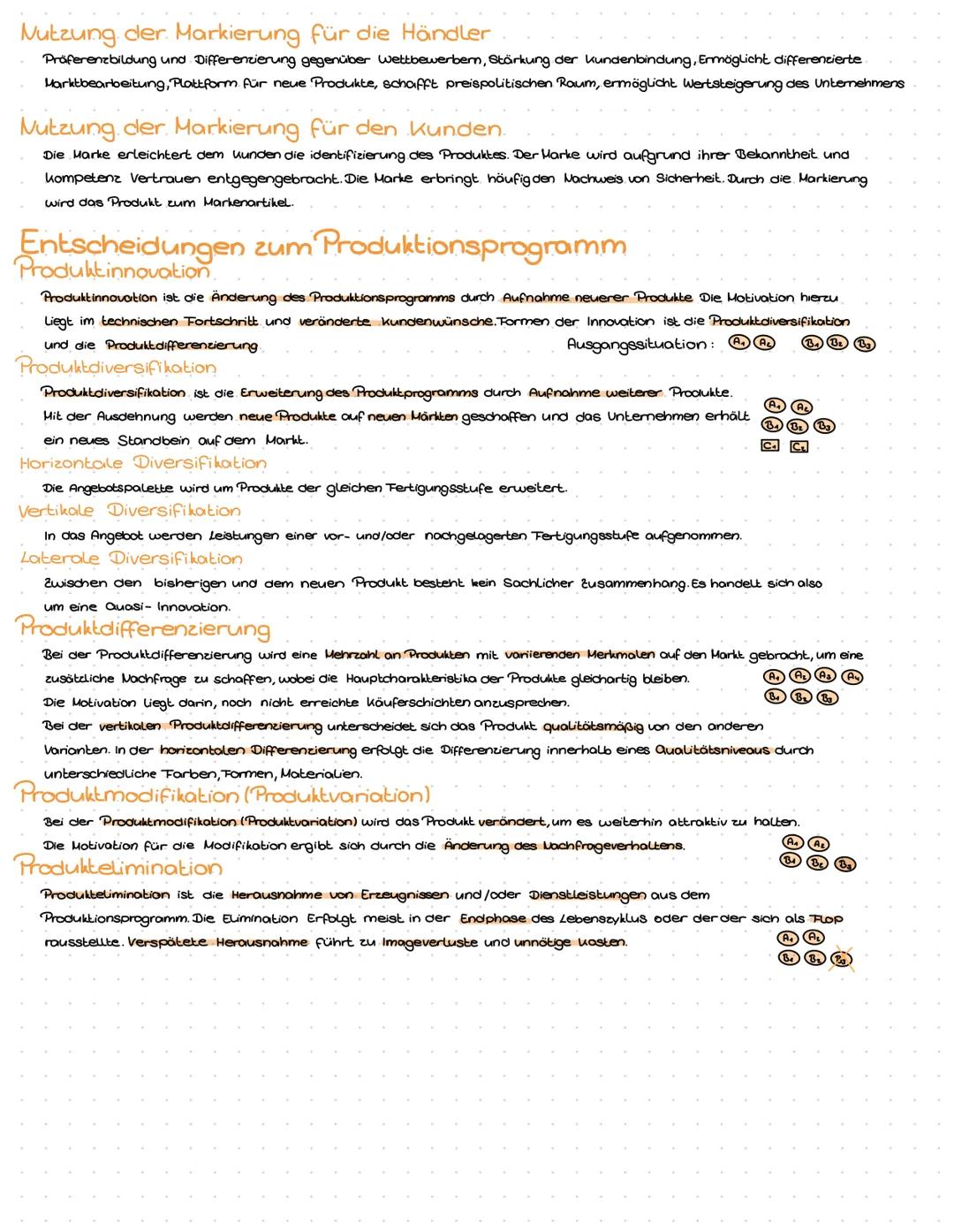 # Produktpolitik

## Begriff Produkt

Das Produkt stellt die Leistung eines Anbieters dar, der diese erbringt, um Bedürfnisse und Ansprüche 