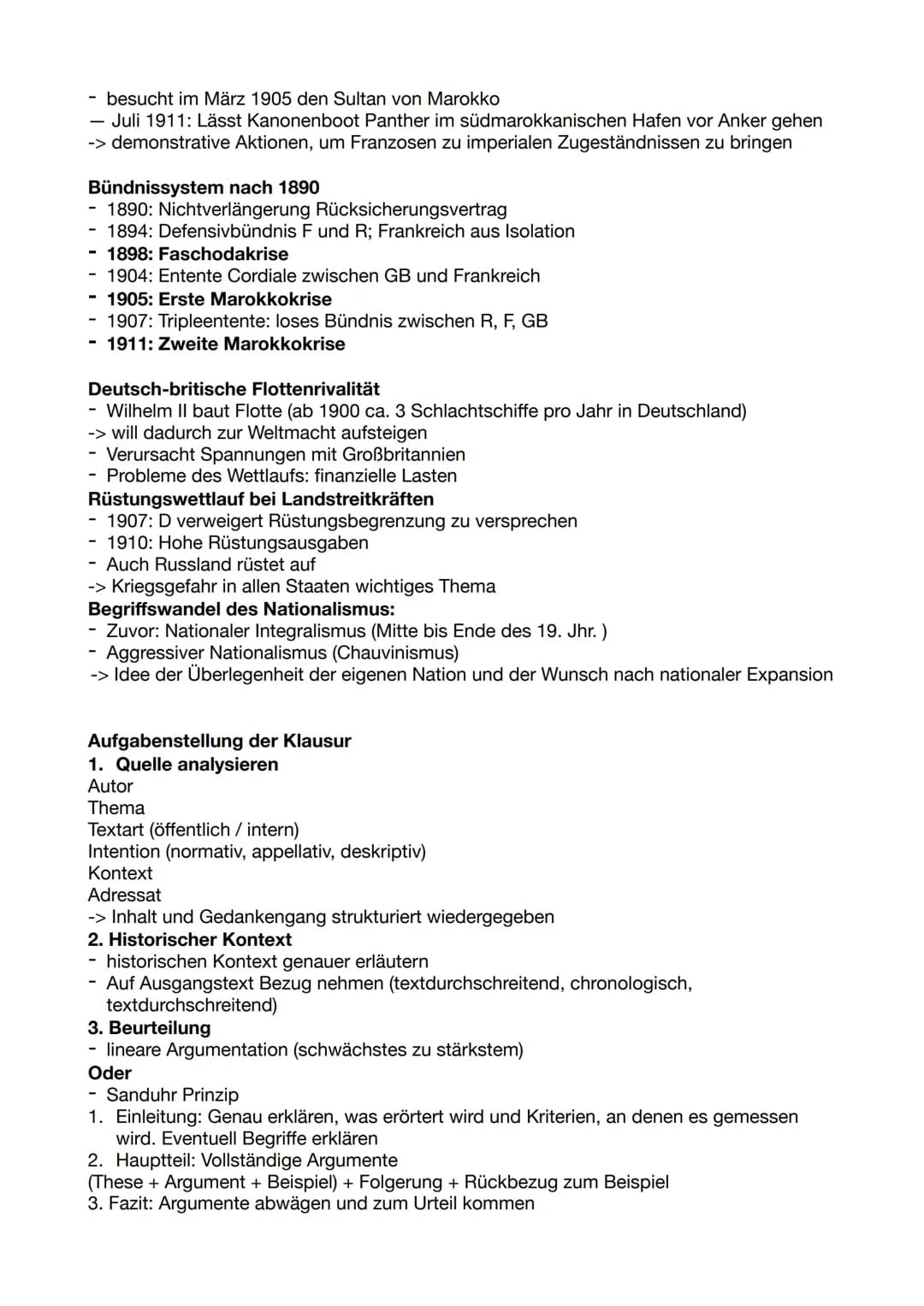 Geschichte Merkzettel
Allgemeines
Hochimperialismus von 1880 - 1914 = Zeitraum der europäischen Expansion und Wettlauf der
europäischen Groß