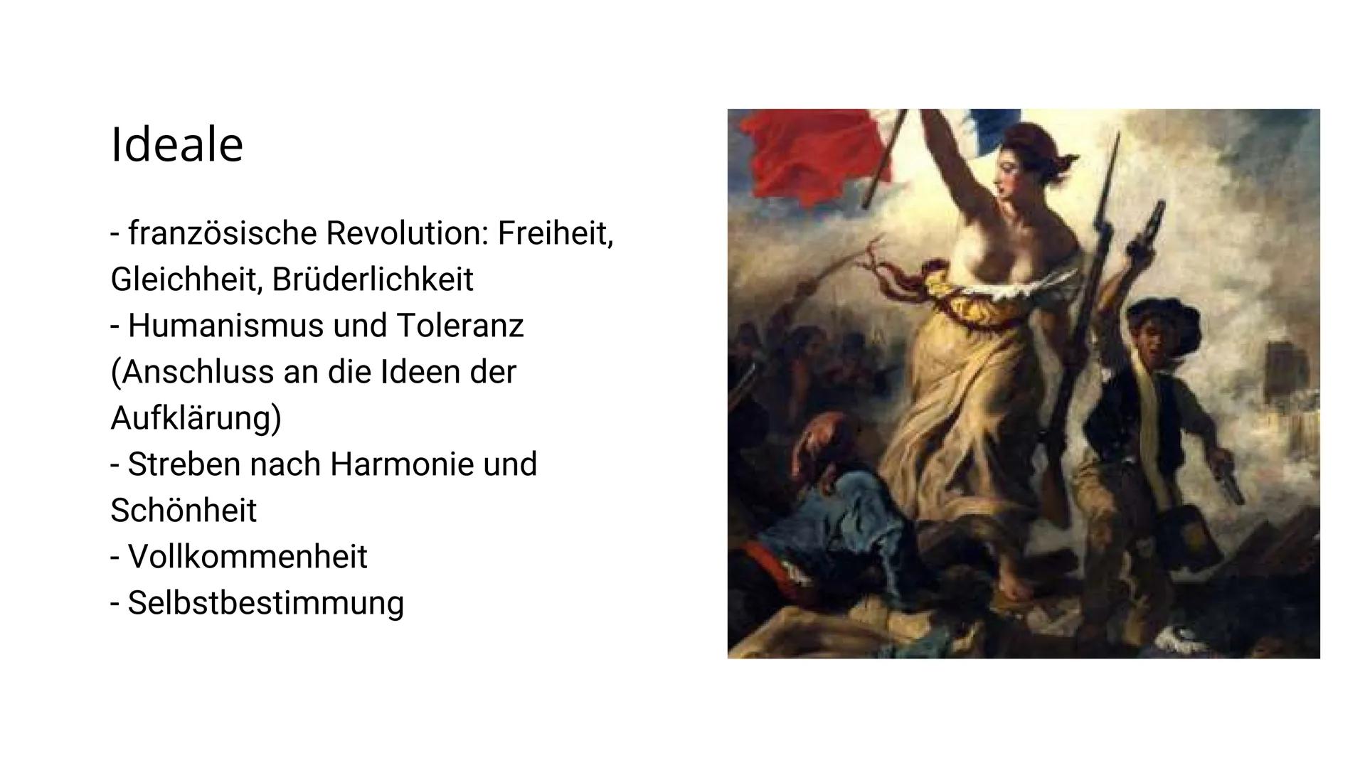 Weimarer
Klassik
von Anna und Linda Gliederung
- Was ist die Weimarer Klassik?
- Zeitliche Einordnung
- Das Viergestirn der Weimarer Klassik