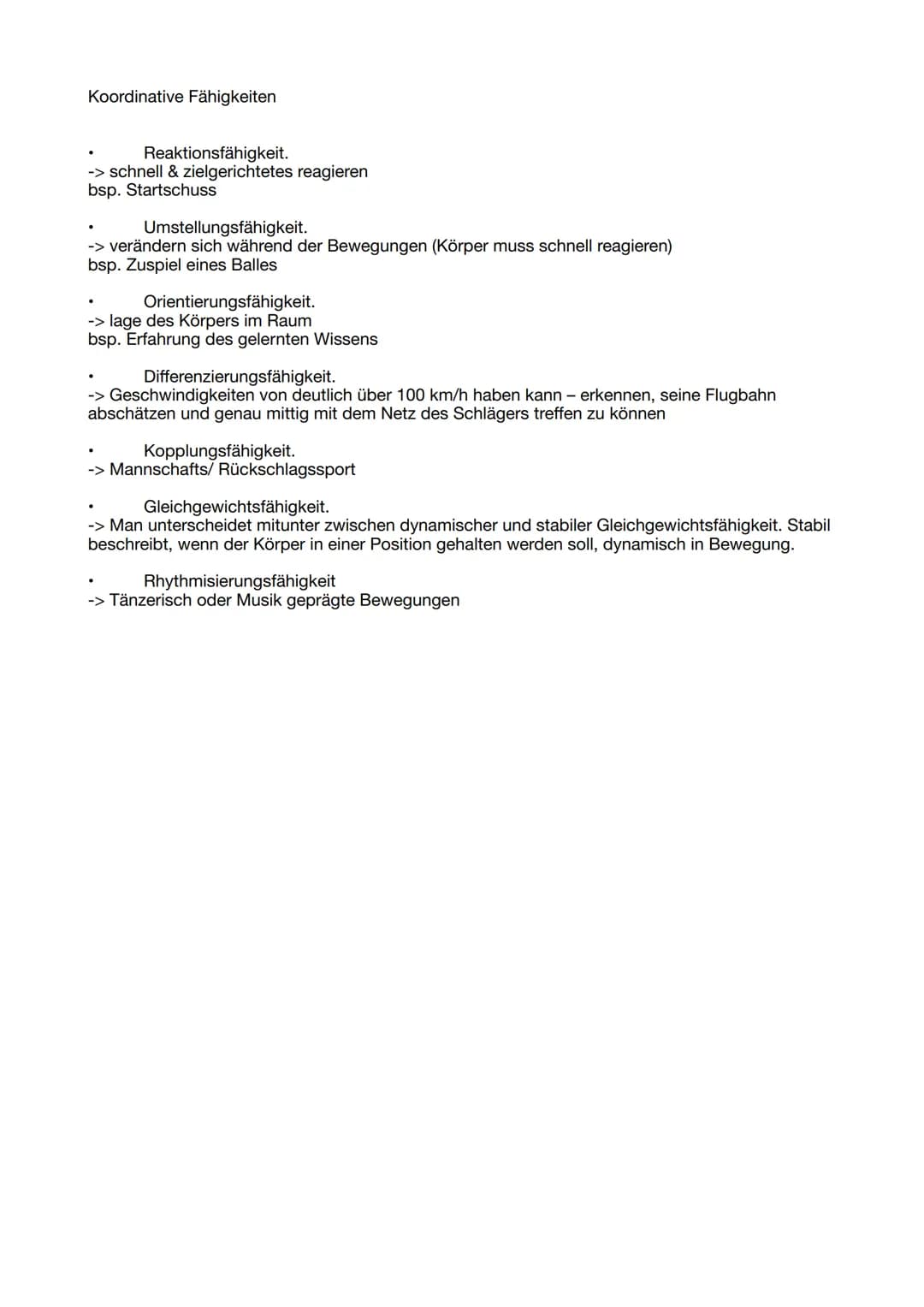 KOORDNINATIVE
FÄHIGKEITEN
Von Seymen und Koordinative Fähigkeiten
Reaktionsfähigkeit.
-> schnell & zielgerichtetes reagieren
bsp. Startschus