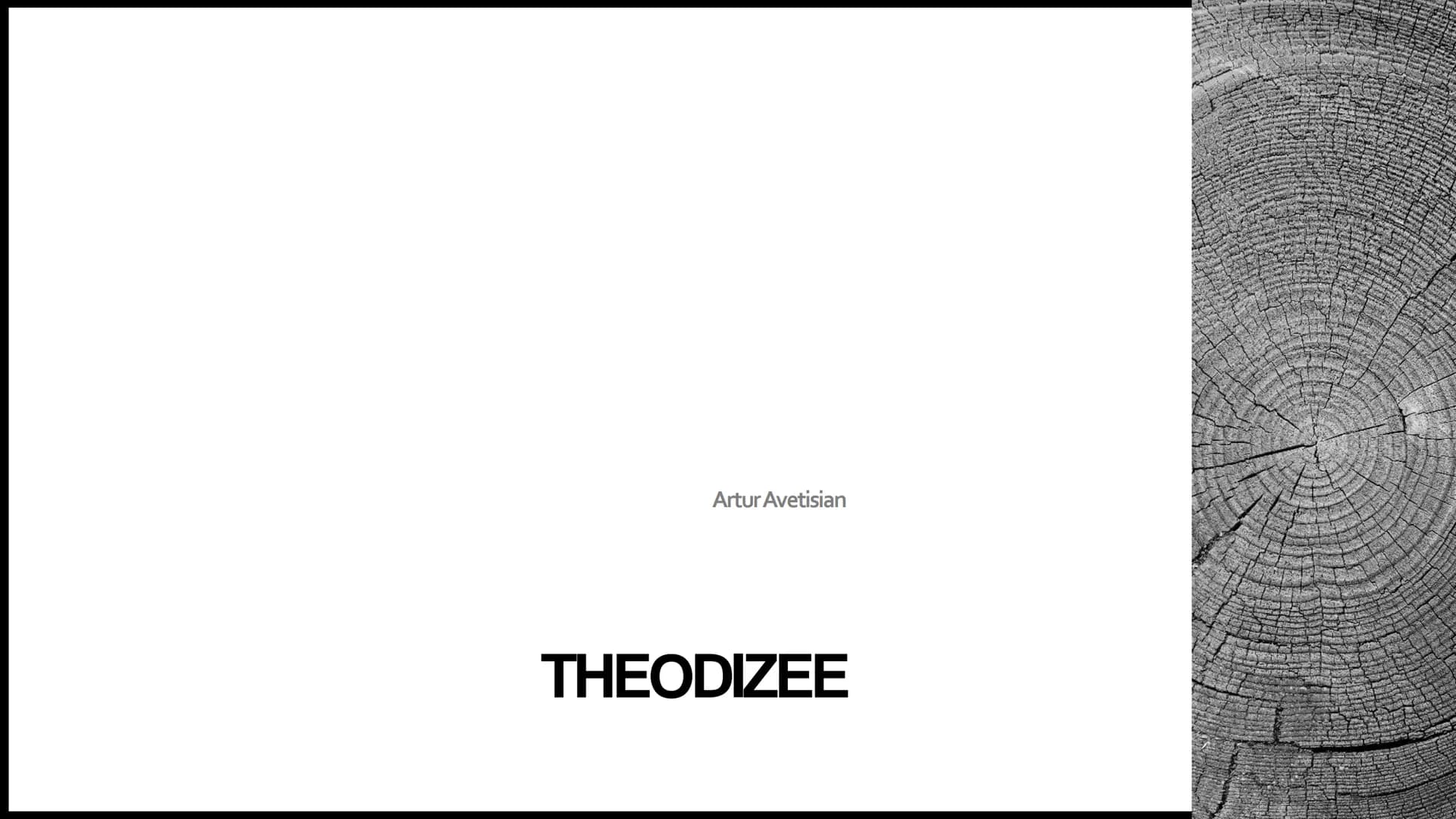 Artur Avetisian
THEODIZEE AGENDA
●
●
●
●
Umgestaltung des Menschen: spirituelles
Wachstum (Luther)
• Biblische Hinweise auf das Gottes Ziel
