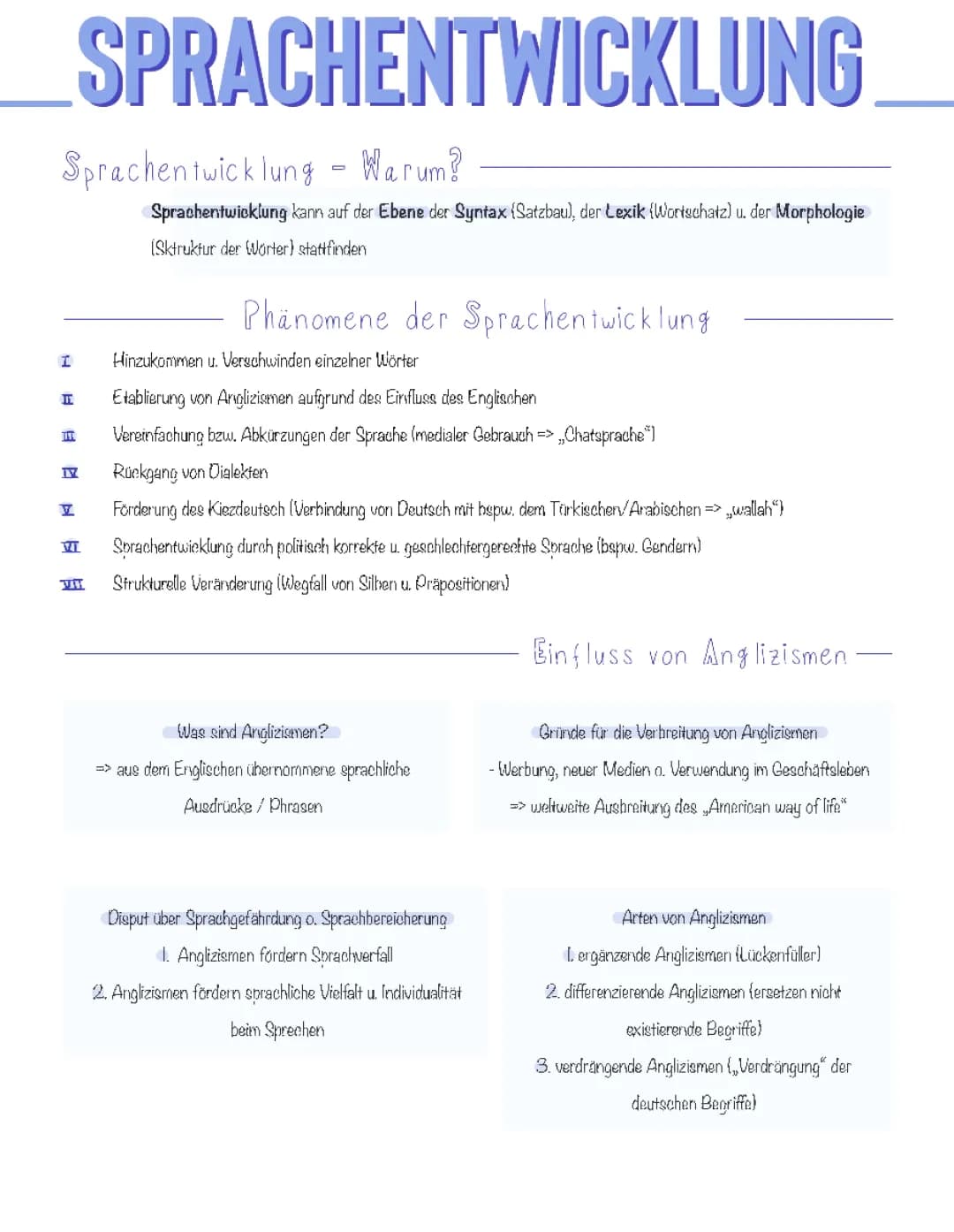 Sprachentwicklung, Mehrsprachigkeit und Sprachvarietäten