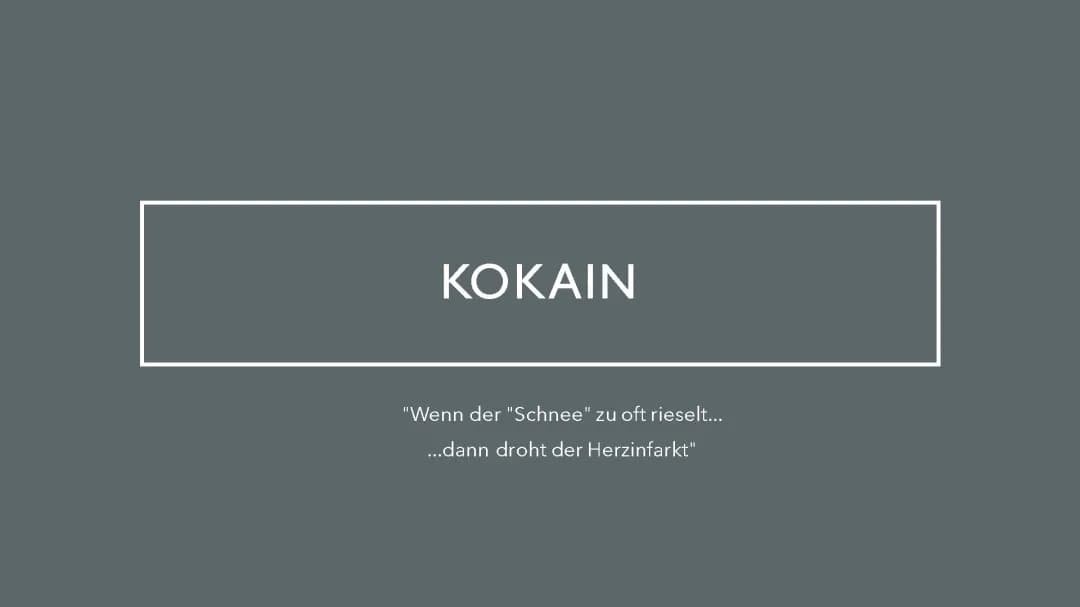 Kokain an der Synapse 