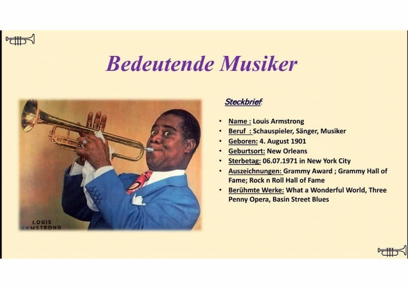 Der New
Orleans Jazz
Von Jesika Bhatia
Dixie
Band
New Orleans 门
Gliederung
Jazz
Entwicklung
Beschreibung
Musikalische Merkmale
Bedeutende Mu