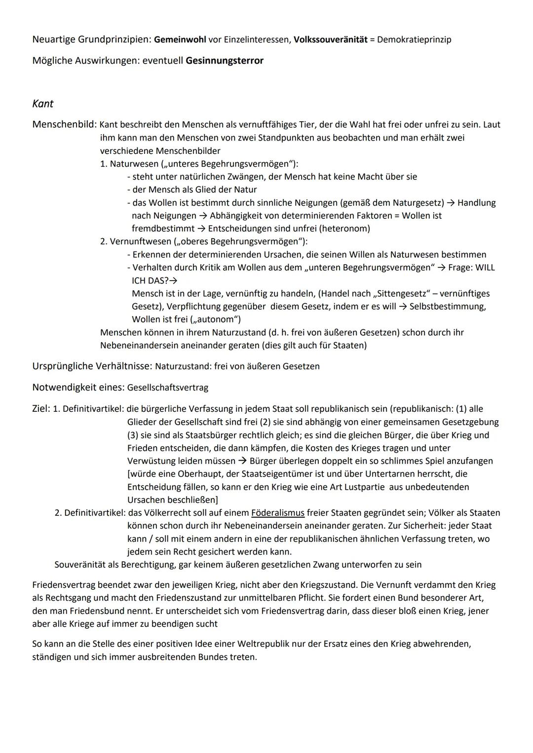 Staatstheoretiker der Neuzeit
Gemeinschaftskunde
Hobbes (1588-1679)
Menschenbild: Negativ (physische Gleichstellung des Menschen führt zur K