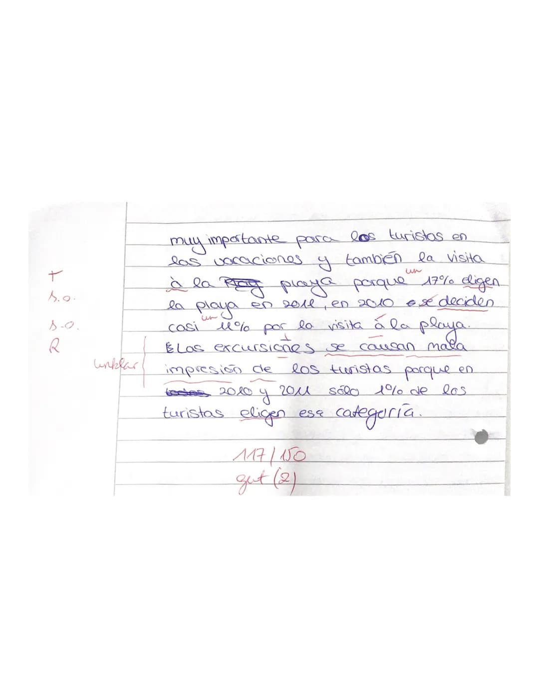 1. Inhaltliche Leistung
Teilaufgabe 1
ERWARTUNGSHORIZONT
Anforderungen: Die Schülerin / Der Schüler
- geht nur auf das Problem ein (→ siehe 