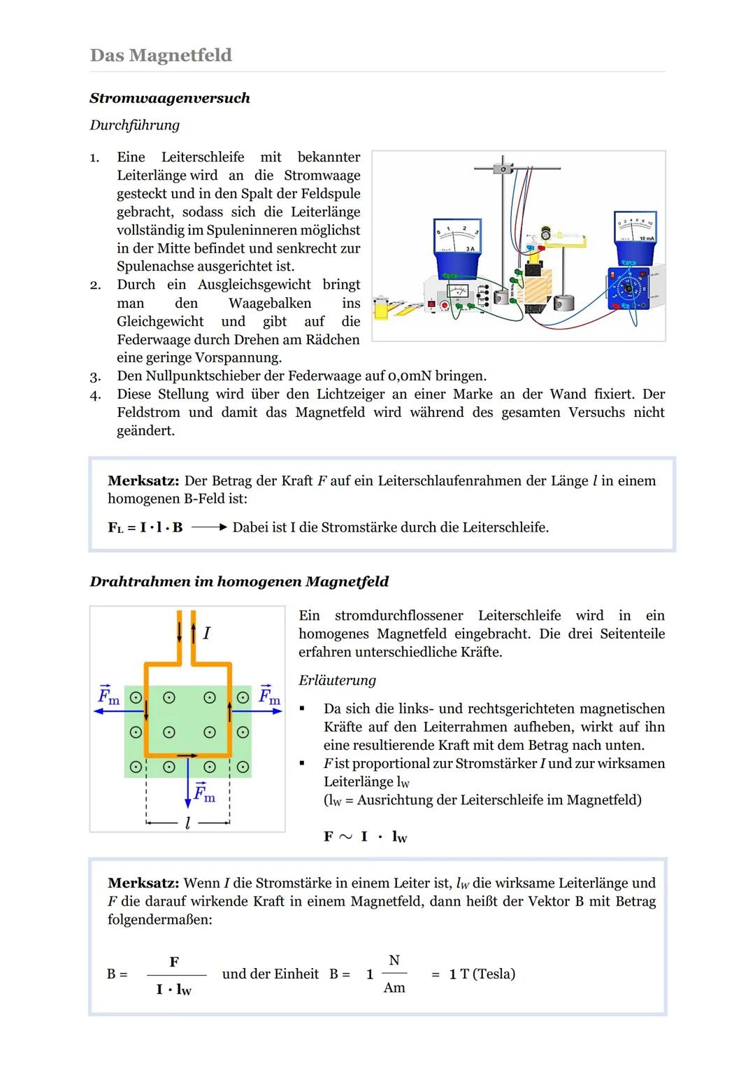 # Das Magnetfeld

Allgemeines: Eigenschaften von Permanentmagneten

- Permanentmagnete besitzen zwei unterschiedliche Pole: einen Nordpol un