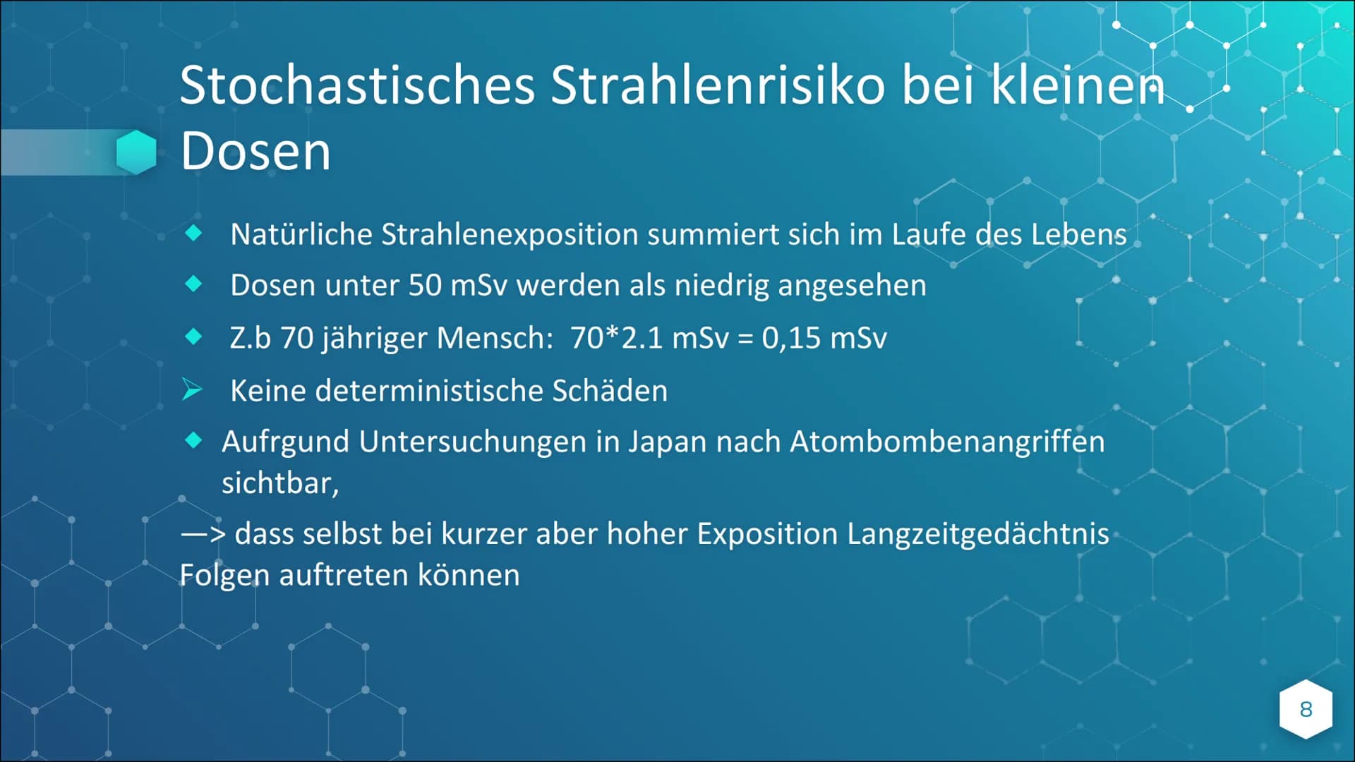 Strahlenschäden &
Strahlenschutz Inhaltsverzeichnis
Wo kommen die Strahlen her? Wie differenzieren sie
sich?
Strahlenschäden und ihre Wirkun