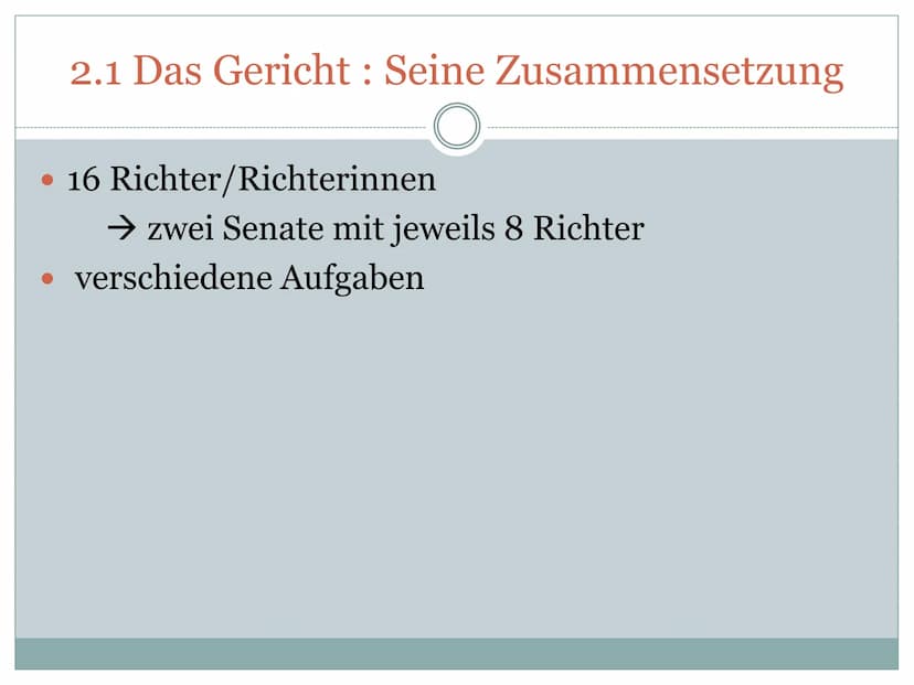 GFS zum
Bundesverfassungsgericht
IST DAS BUNDESVERFASSUNGSGERICHT ZU MÄCHTIG?
GESETZESPRÜFER ODER ERSATZGESETZGEBER ? Friedrich-List-Gymnasi