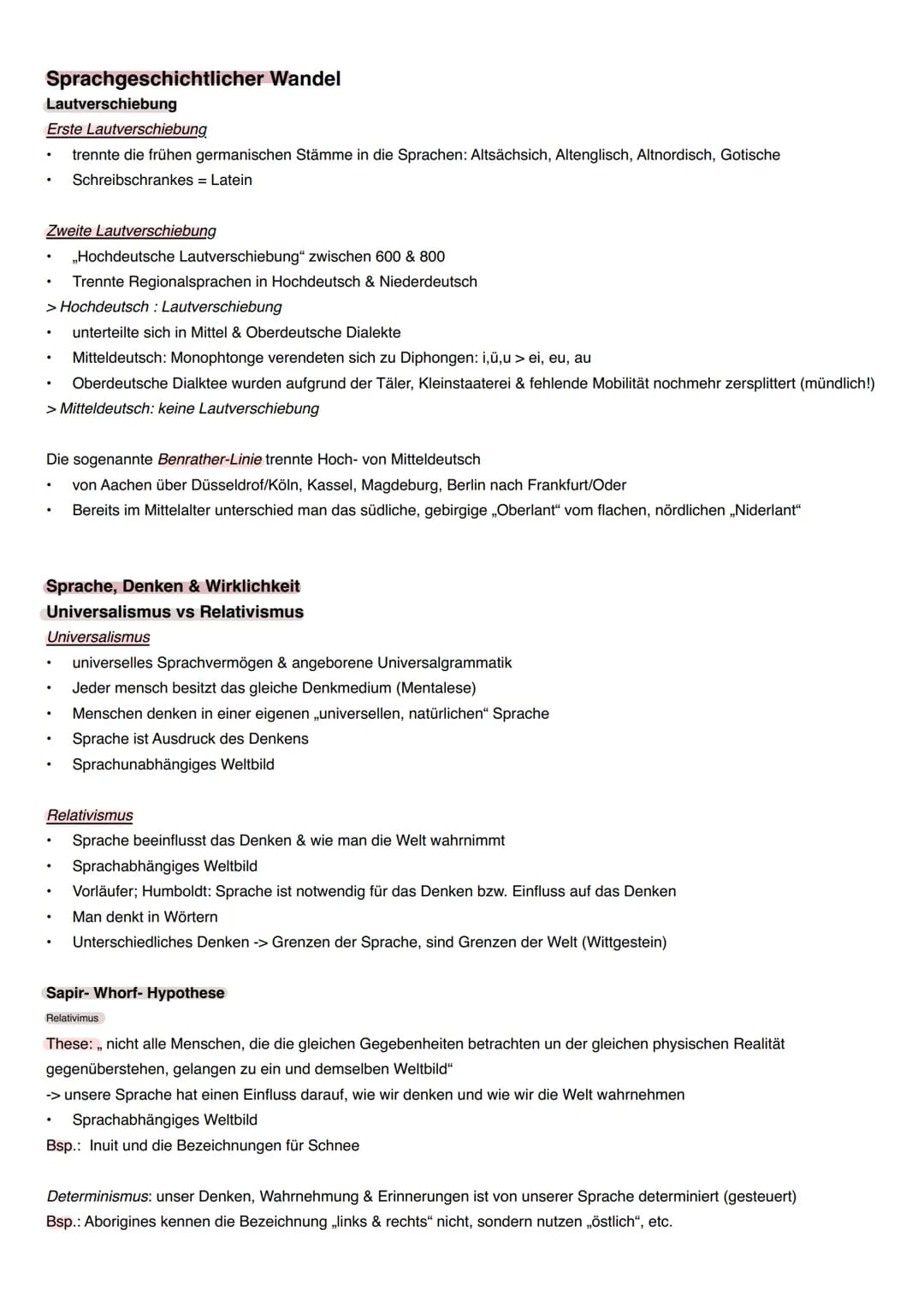 Sprachvarietäten und ihre gesellschaftliche Bedeutung
Spracherwerbsmodelle
und Theorien
Mein den unbewussten und impliziten Verlauf beim Erw