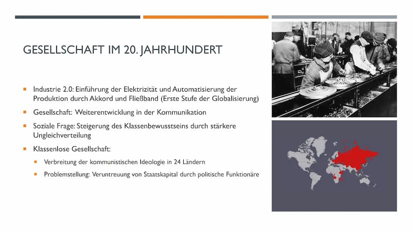 MARXISMUS
TRÜGT DER SCHEIN EINER
KLASSENLOSEN GESELLSCHAFT? INHALT
■ Marxismus als Ideologie
■
■
Gesellschaft im Wandel der Zeit
Gesellschaf