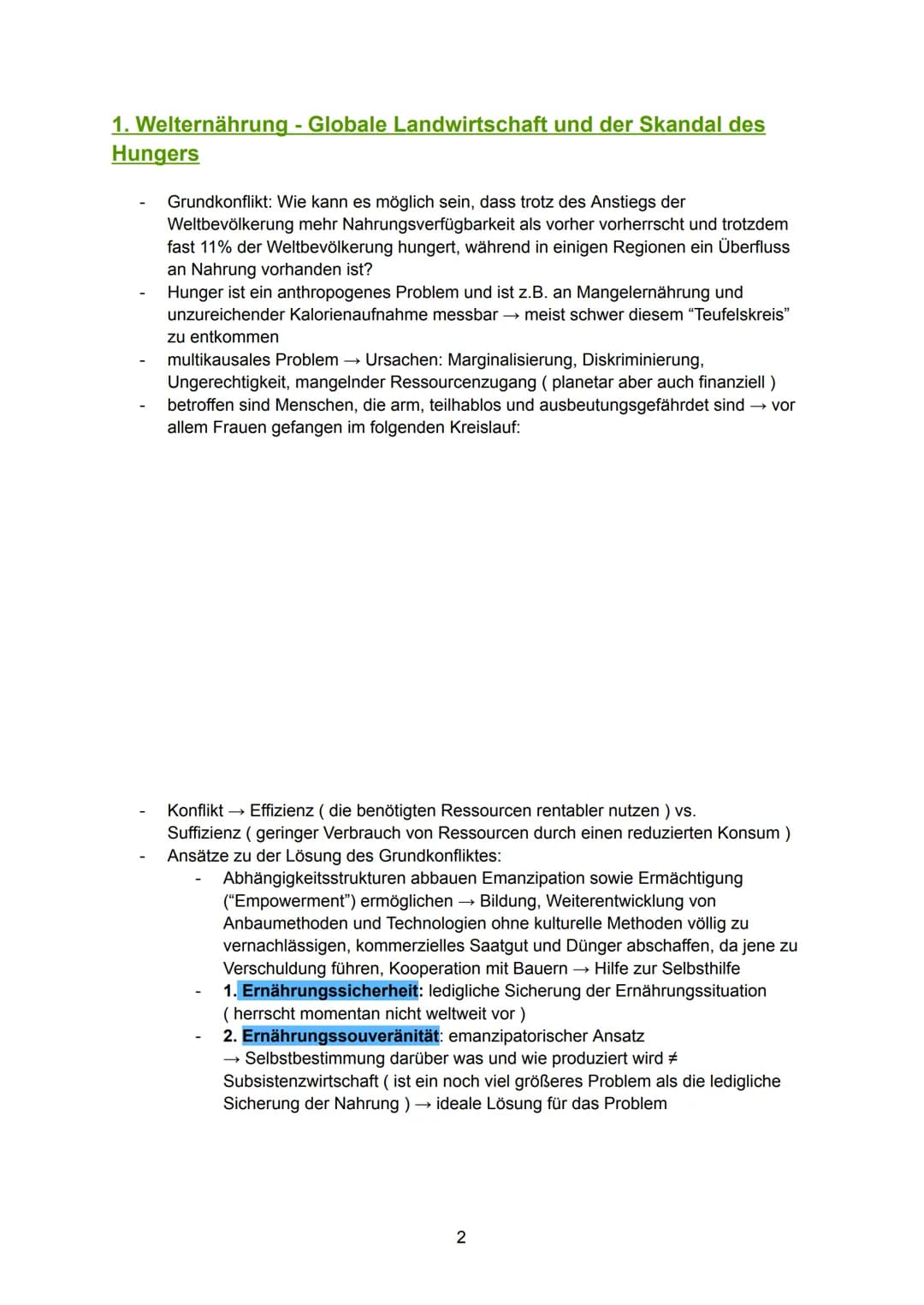 Intensive landwirtschaftliche Produktion in den
Subtropen und der Gemäßigten Zone
Kapitel II: Markt- und exportorientiertes Business
→ Ein z