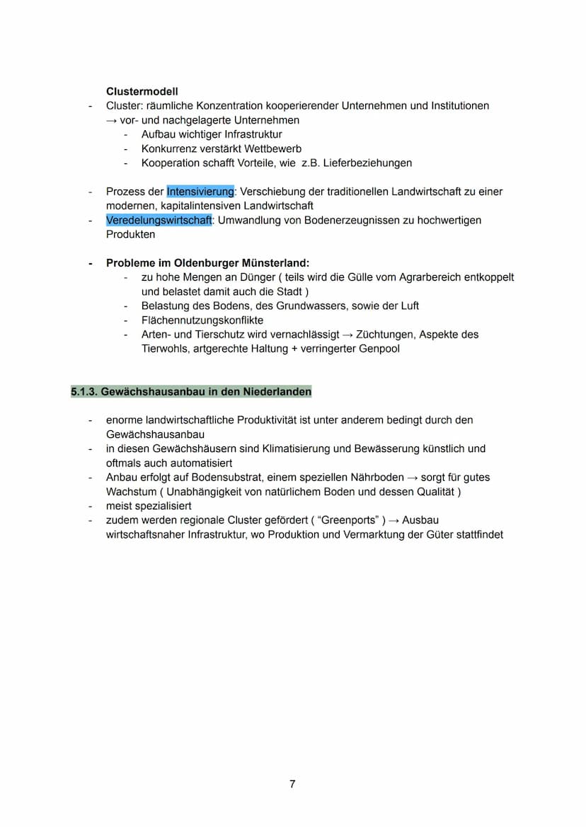 Intensive landwirtschaftliche Produktion in den
Subtropen und der Gemäßigten Zone
Kapitel II: Markt- und exportorientiertes Business
→ Ein z