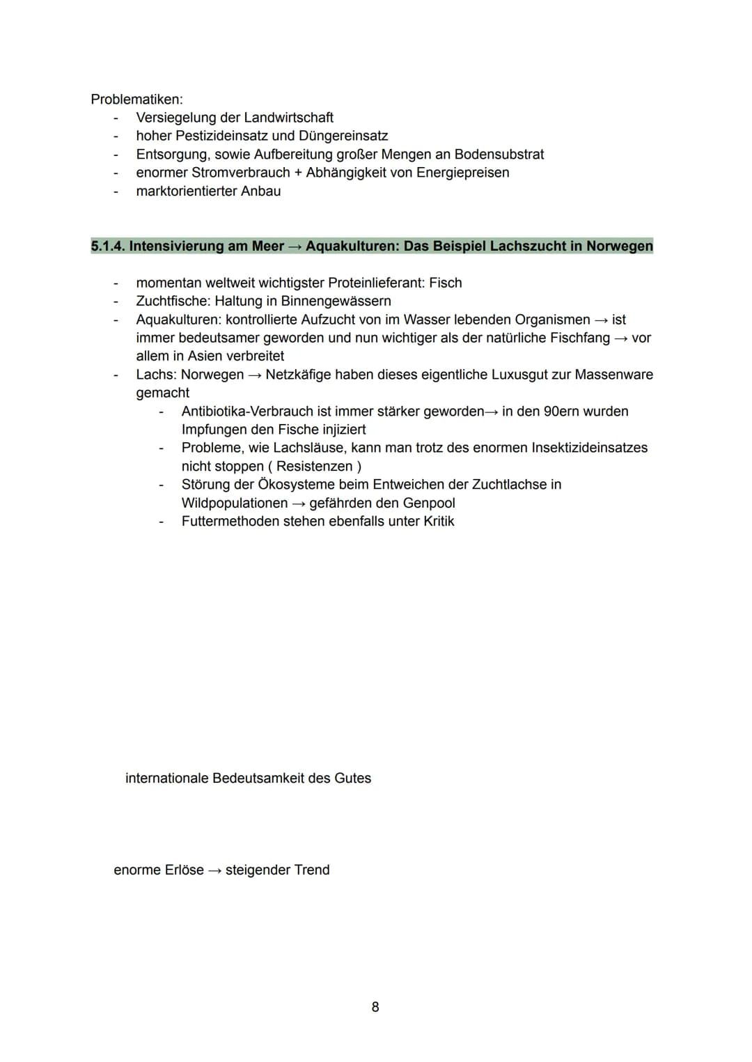 Intensive landwirtschaftliche Produktion in den
Subtropen und der Gemäßigten Zone
Kapitel II: Markt- und exportorientiertes Business
→ Ein z