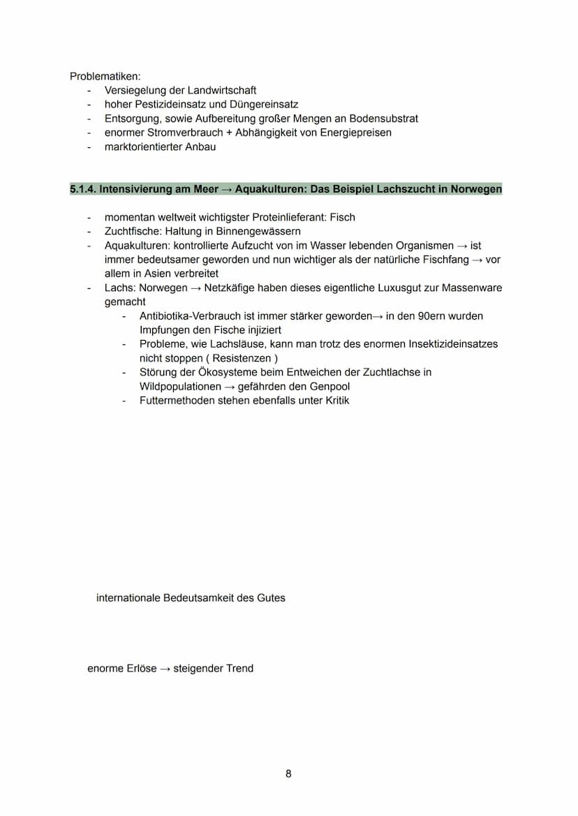 Intensive landwirtschaftliche Produktion in den
Subtropen und der Gemäßigten Zone
Kapitel II: Markt- und exportorientiertes Business
→ Ein z
