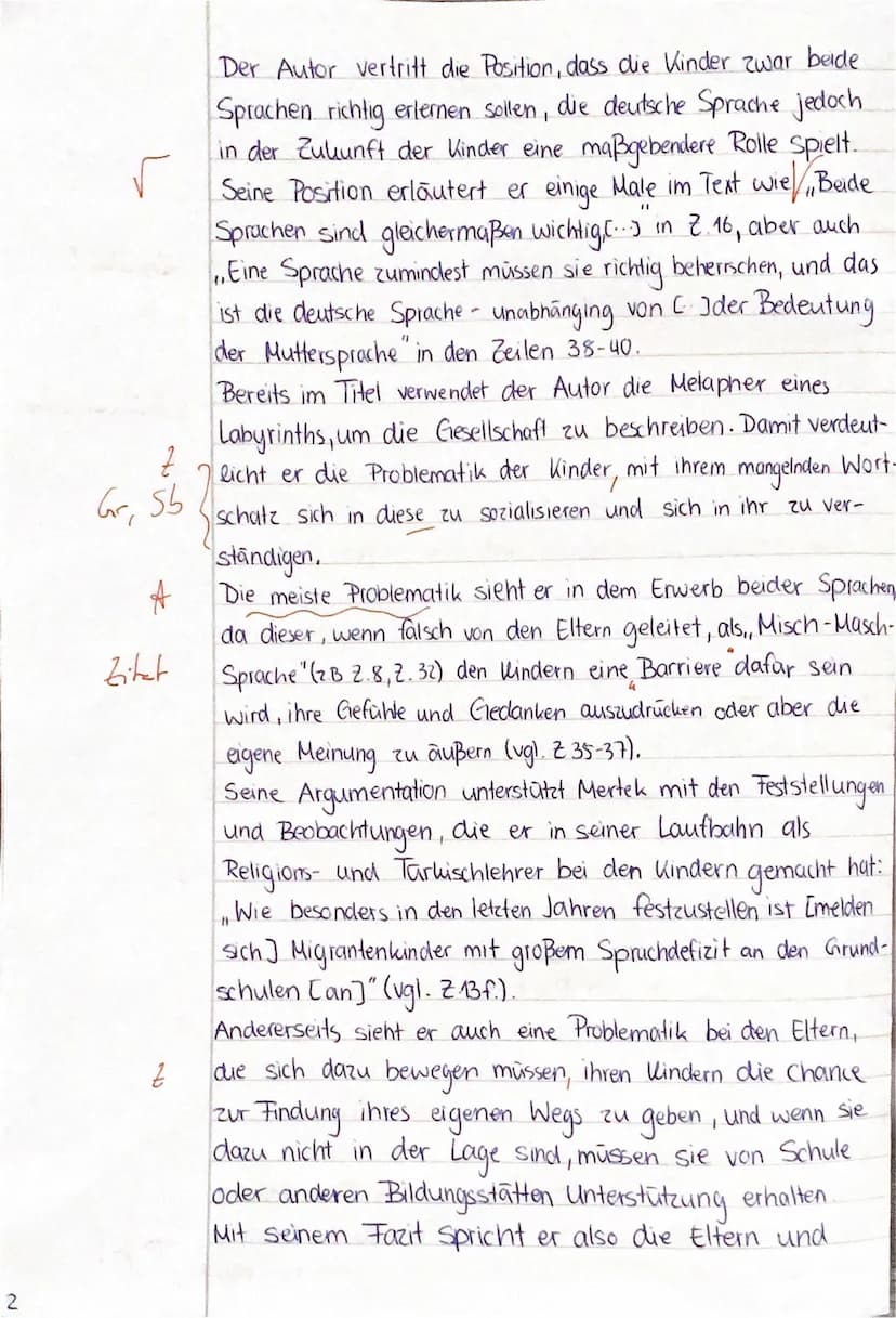 Q1/2 (D1, FU)
Bearbeitungszeit:
Aufgabenart IA:
Textgrundlage:
3. Klausur, Thema: Reflexion über Sprache - Mehrsprachigkeit
Analyse eines Sa
