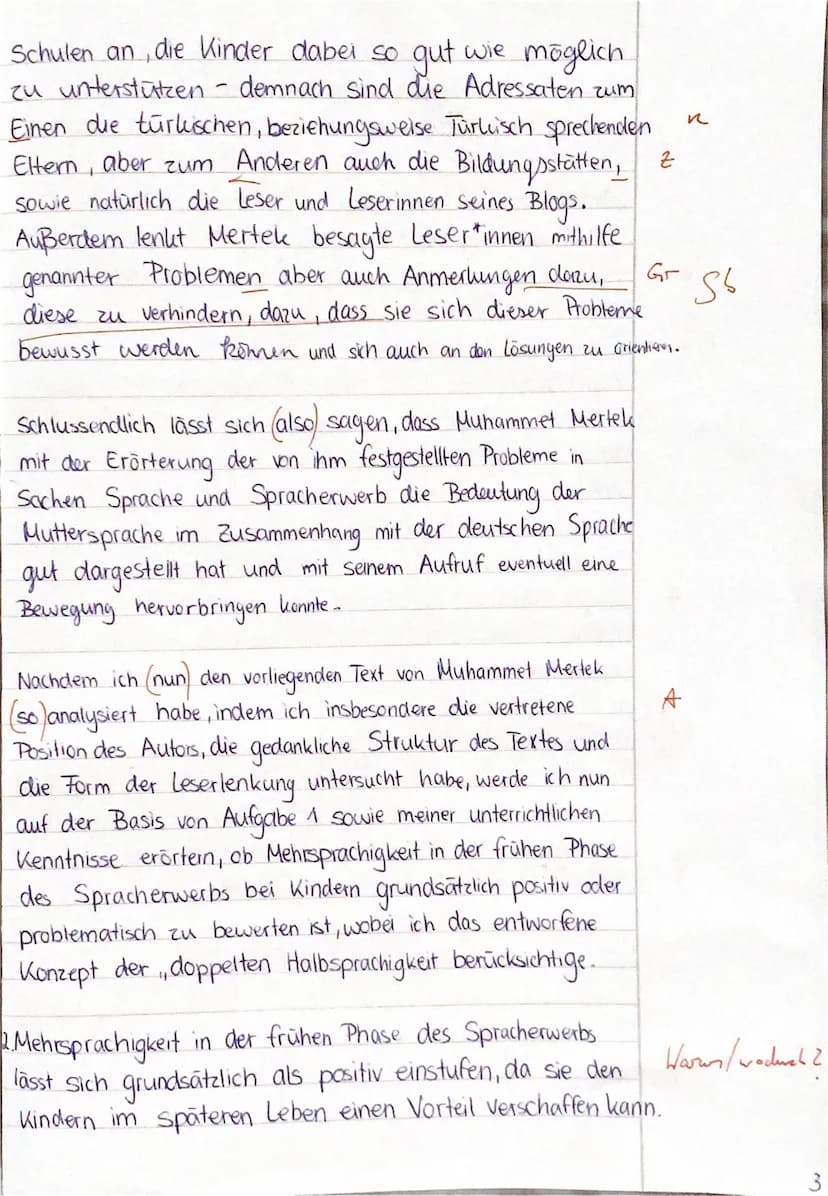 Q1/2 (D1, FU)
Bearbeitungszeit:
Aufgabenart IA:
Textgrundlage:
3. Klausur, Thema: Reflexion über Sprache - Mehrsprachigkeit
Analyse eines Sa