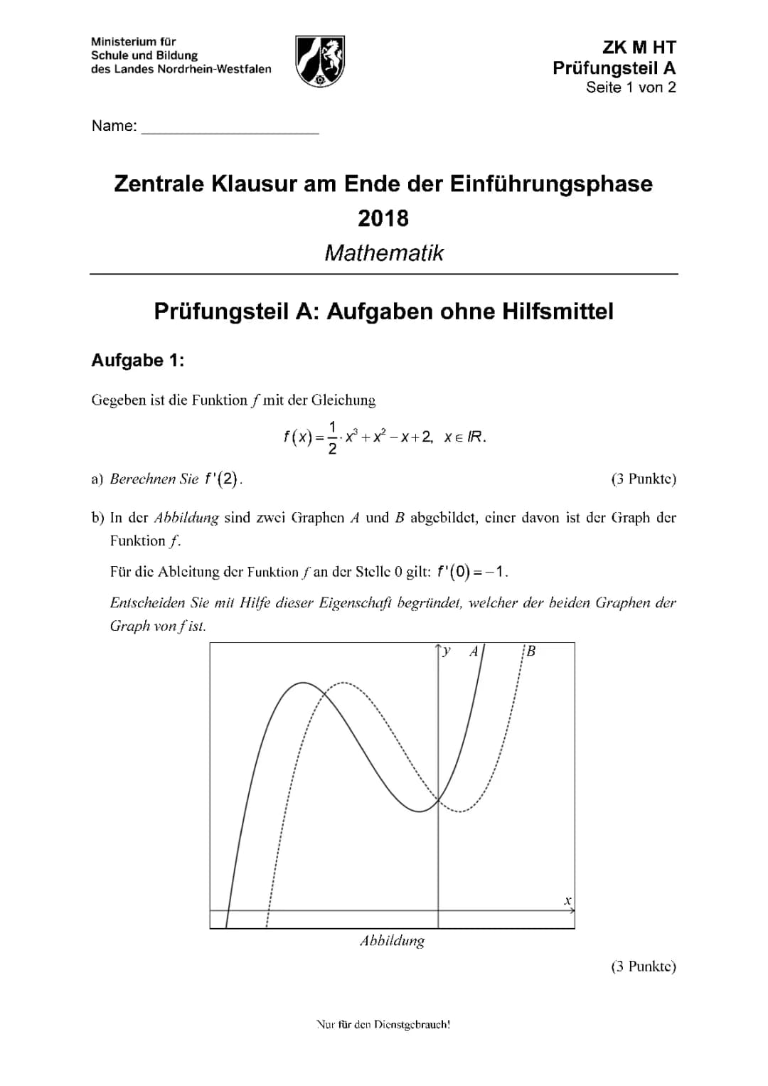 Mathe ZP 2018 A