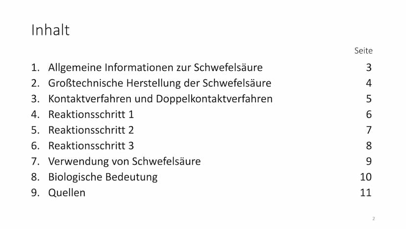 
<h2 id="allgemeineinformationenzurschwefelsure">Allgemeine Informationen zur Schwefelsäure</h2>
<p>Die Schwefelsäure ist eine chemische Ver
