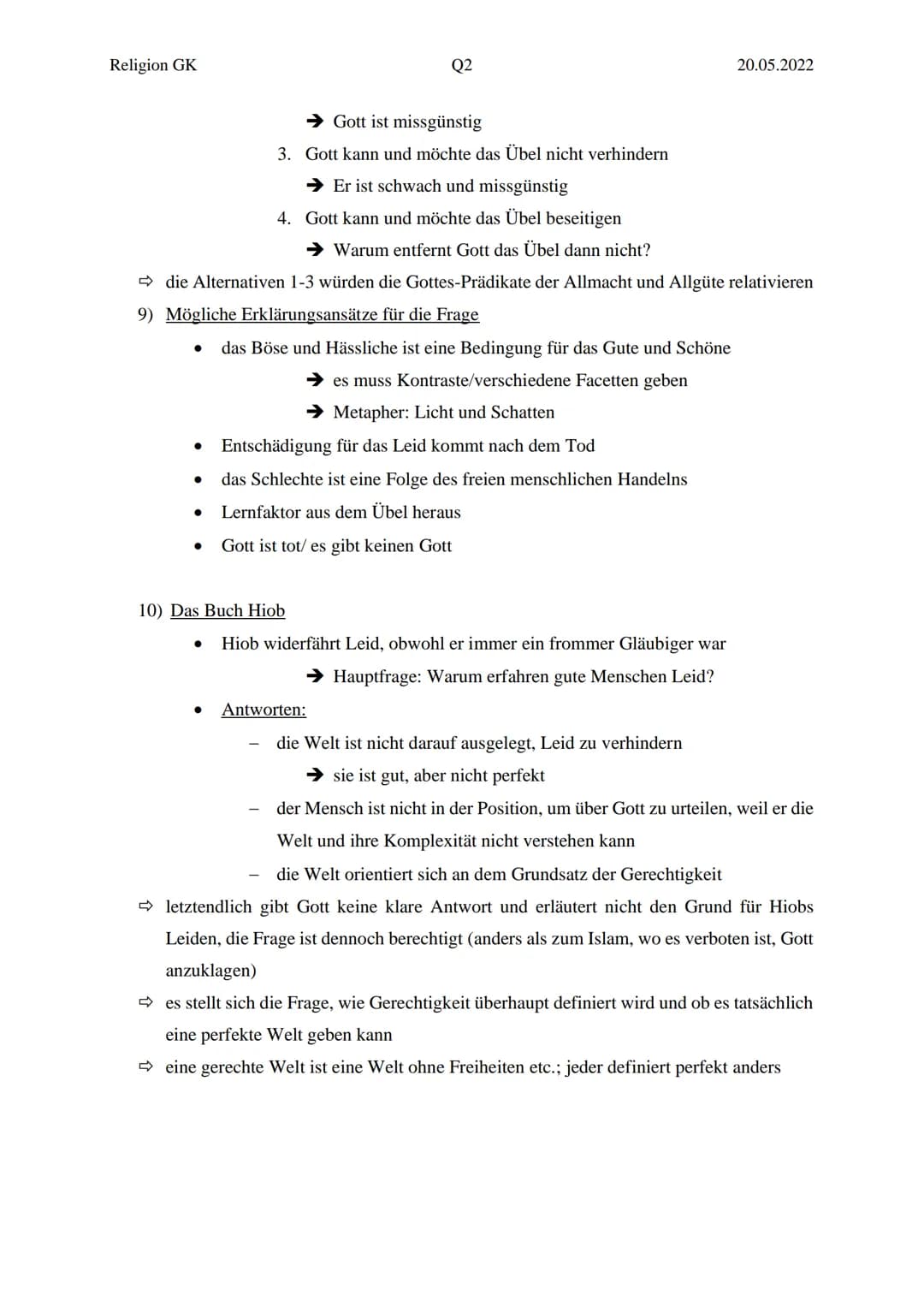 Religion GK
Themen:
Gottesbeweise
Theodizee-Problematik
1) Was ist ein Beweis?
Religionsklausur Nr.4
Q2
Definition von Beweis unterschiedet 