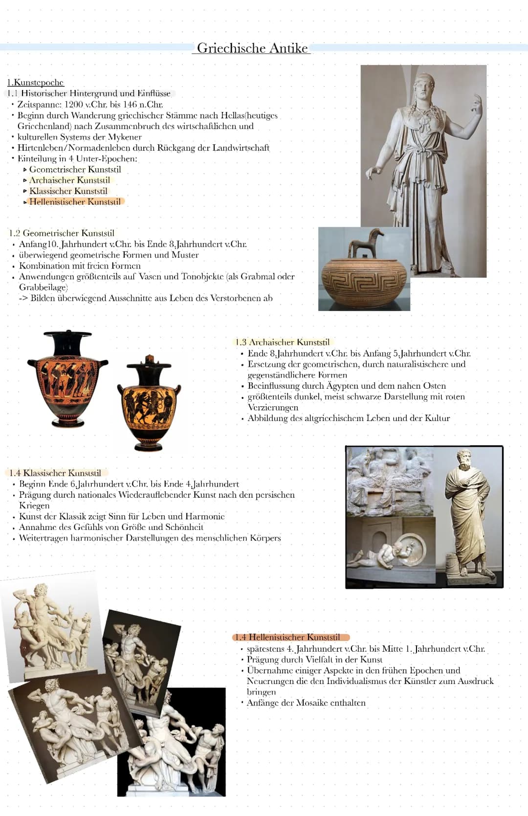 Merkmale und Beispiele der griechischen Antike: Säulen, Tempel und mehr