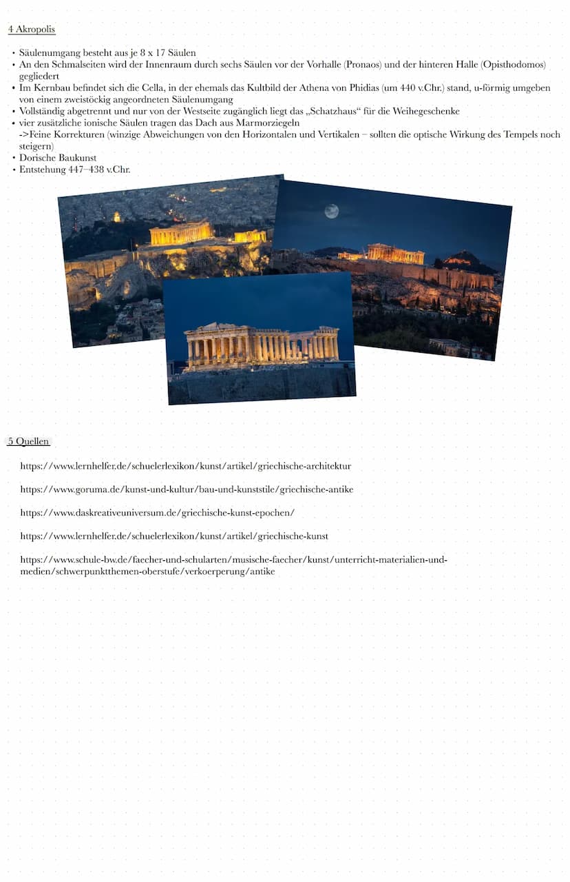 1.Kunstepoche
1.1 Historischer Hintergrund und Einflüsse
• Zeitspanne: 1200 v.Chr. bis 146 n. Chr.
Griechische Antike
Beginn durch Wanderung