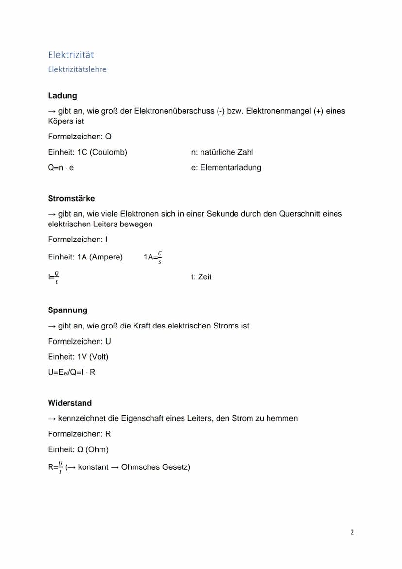 ABI-PHYSIK
Leon Schwarz Inhaltsverzeichnis
Elektrizität.
Elektrizitätslehre
Die Elektronenkanonen und Braunsche Röhre...
Elektrische Ladung 