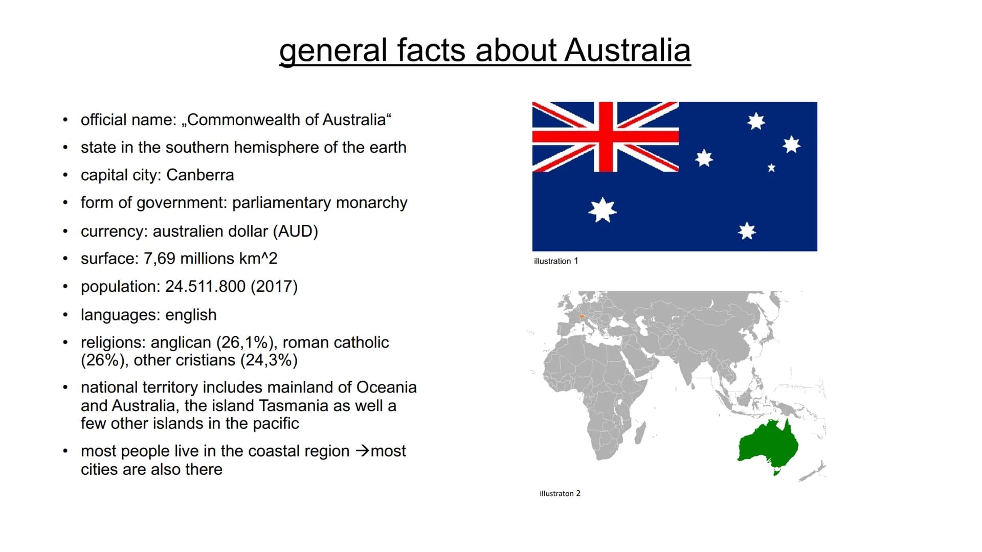 Australia & Aboriginals
presentation from Sarah Grabow
Class 9a structure:
transparency 1: cover sheet
transparency 2: structure
transparenc