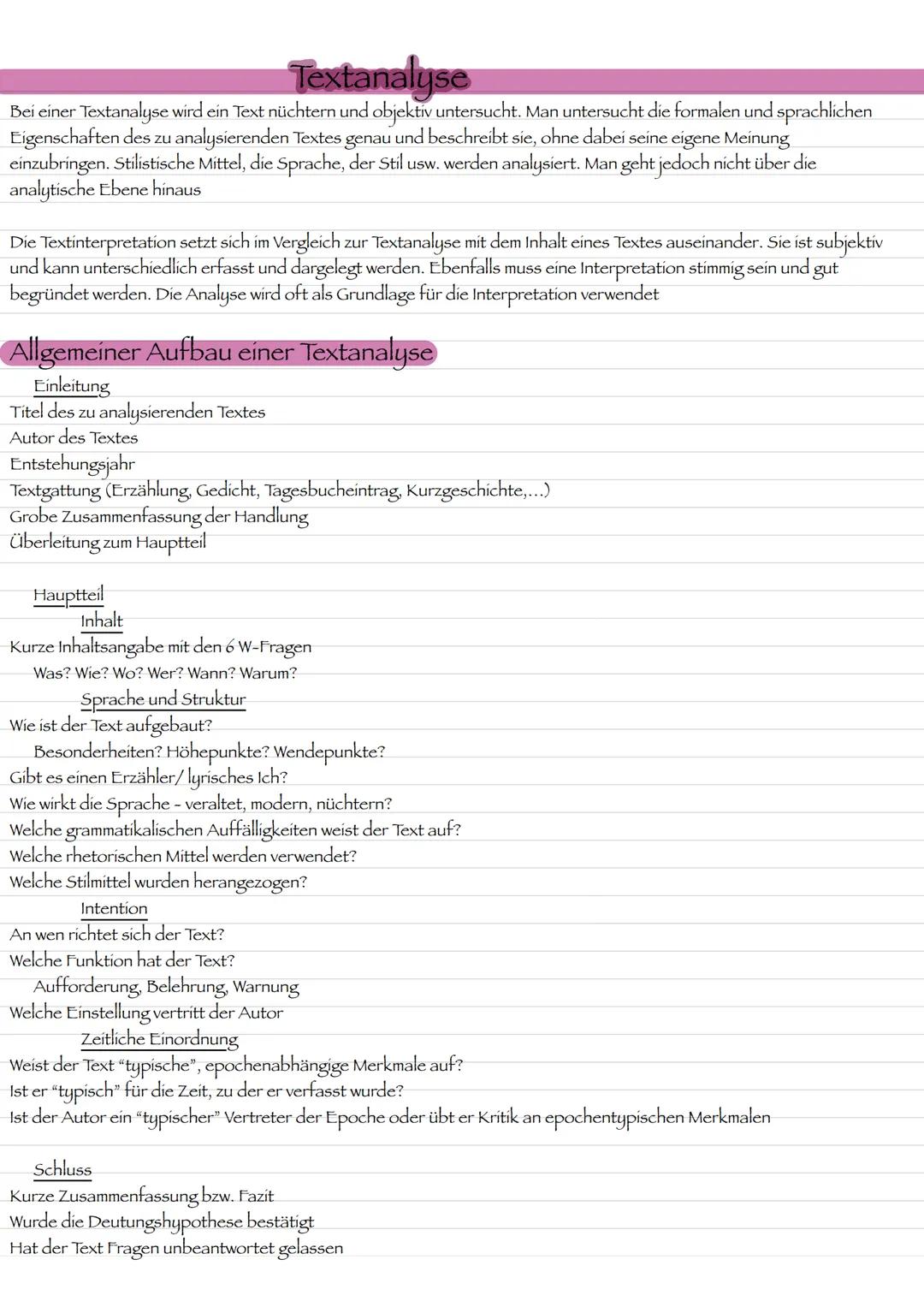 Schreiben # Methodik

## Aufbau eines Textes

Einleitung

kurze Einführung in das Thema

Vorstellung der Personen, des Ortes und der Zeit

I