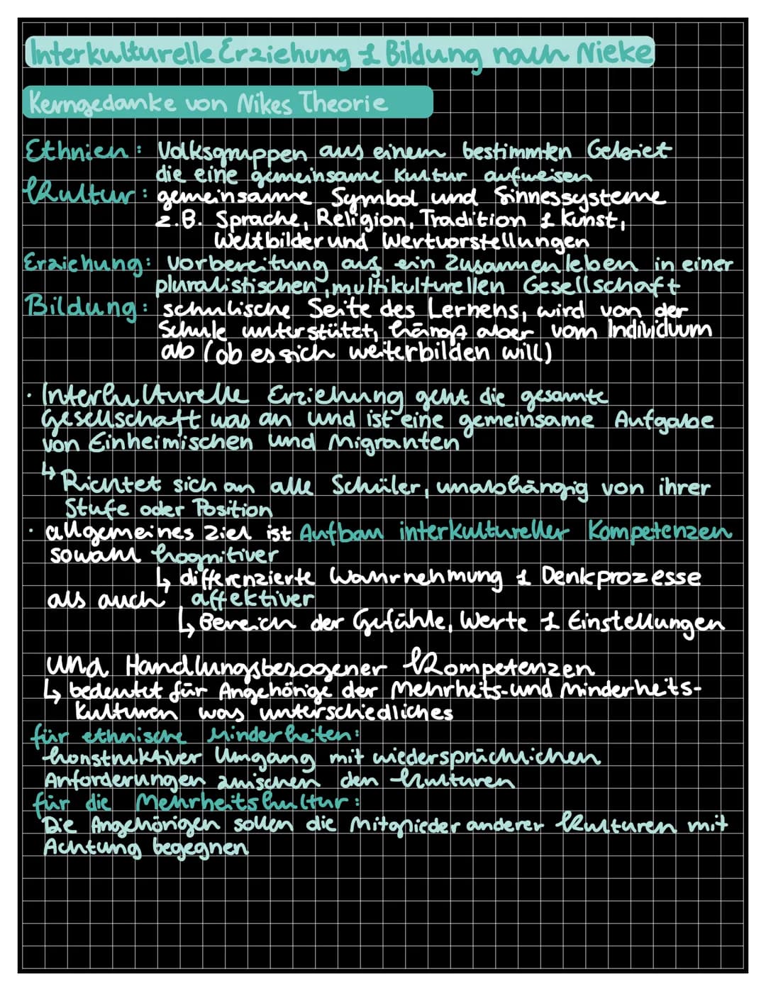 Interkulturelle Erziehung & Bildung nach Nieke
Wolfgang Nieke
・geboren 1998
studierte Soziologie, Erziehungswissenschaft, Philosophie,
Psych