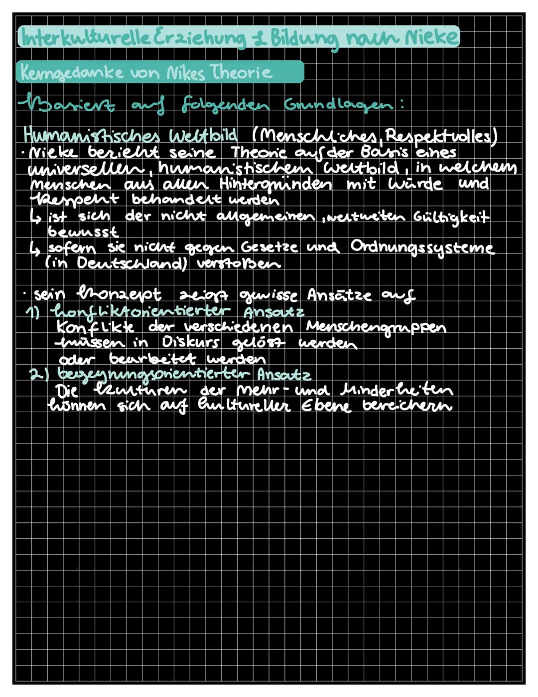 Interkulturelle Erziehung & Bildung nach Nieke
Wolfgang Nieke
・geboren 1998
studierte Soziologie, Erziehungswissenschaft, Philosophie,
Psych
