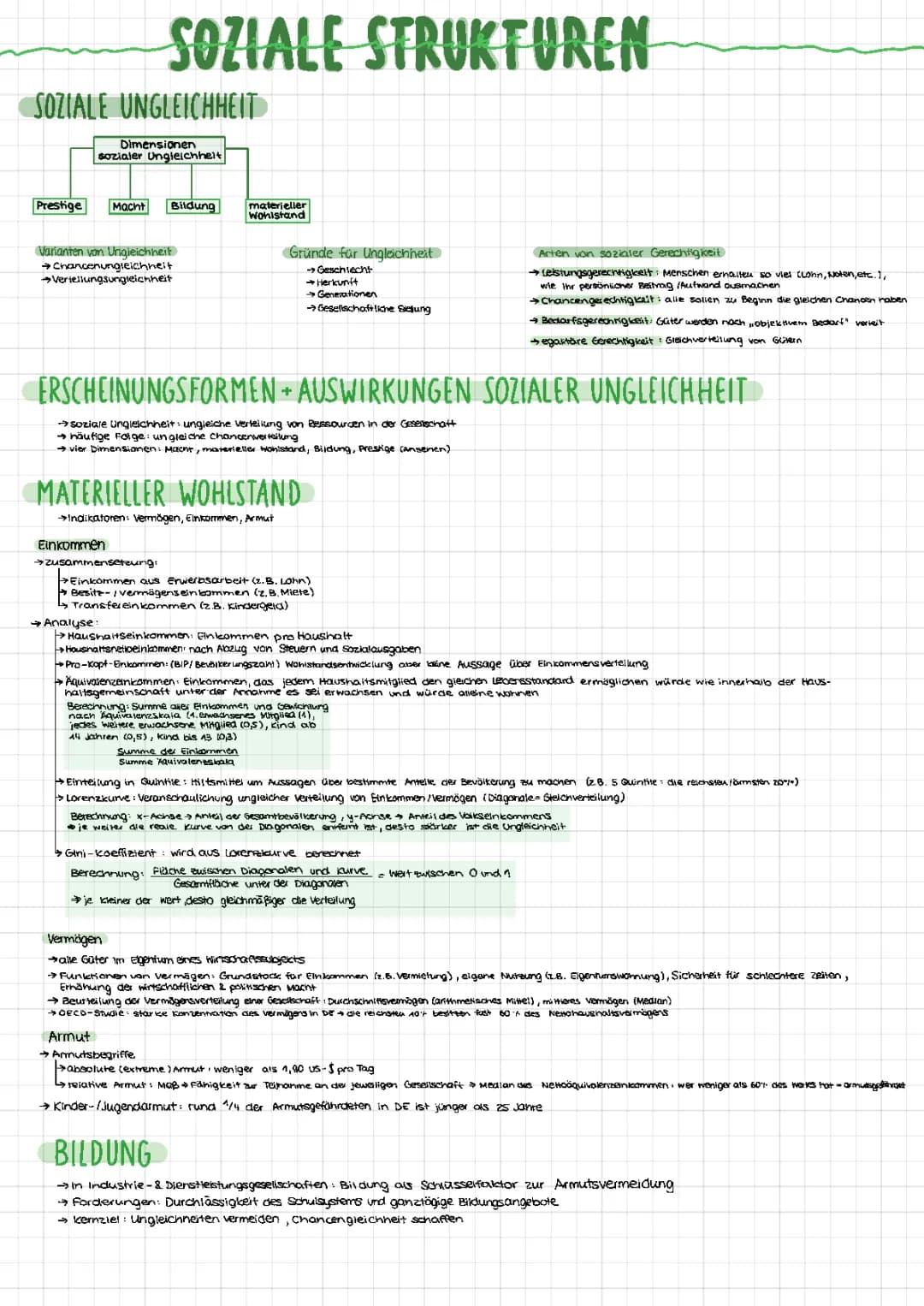 Soziale Strukturen 