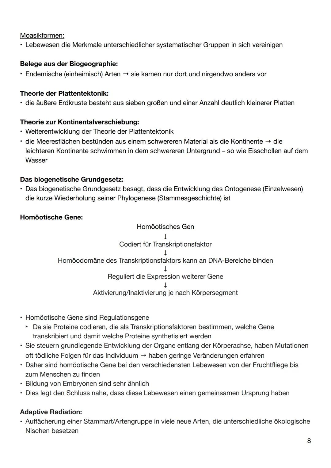 Lamarcks Evolutionstheorie:

- Schrittweise (über viele Generation hinweg) passives Angepasstwerden der Arten an ihre
Umwelt durch Wirken de