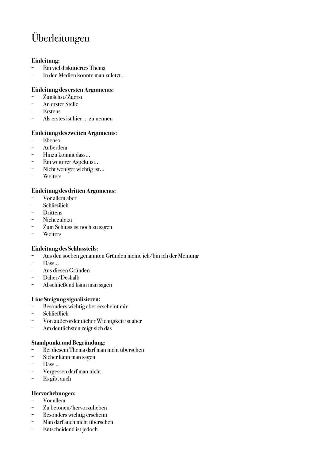 Die Erörterung
Arten der Erörterung:
a. Pro und Kontra:
b. Belegerörterung:
Hierbei wird in der Angabe bereits die Entscheidungsfrage gestel