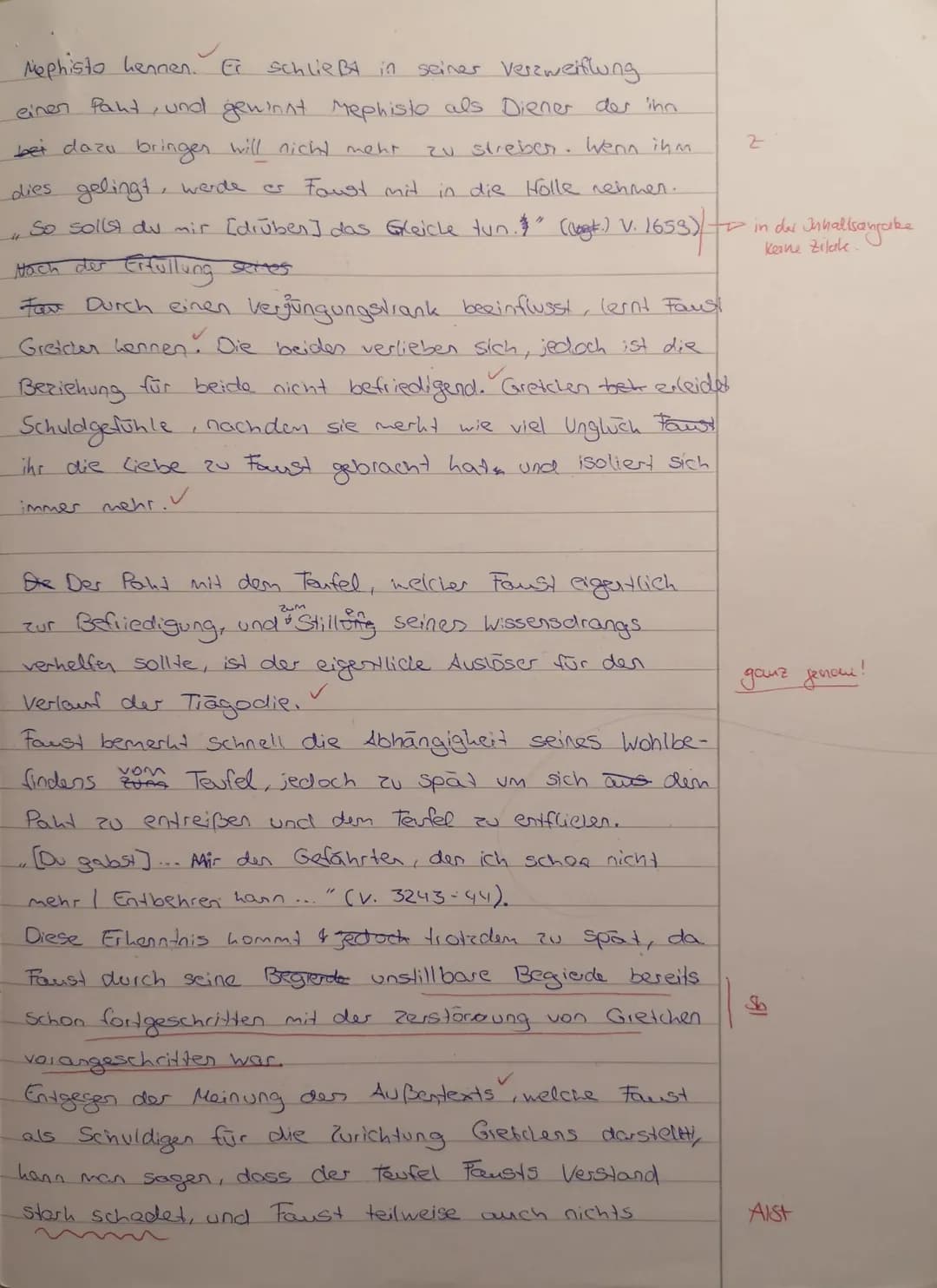 Deutsch, Kl. 11,
Name: Xisc
Textgrundlage: Johann Wolfgang von Goethe: Faust.
Aufgabenstellung:
Erörtern Sie vor dem Hintergrund des Textaus