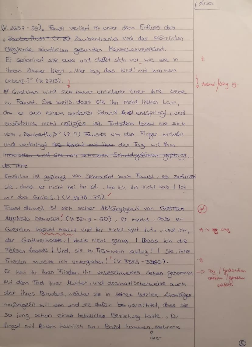 Deutsch, Kl. 11,
Name: Xisc
Textgrundlage: Johann Wolfgang von Goethe: Faust.
Aufgabenstellung:
Erörtern Sie vor dem Hintergrund des Textaus