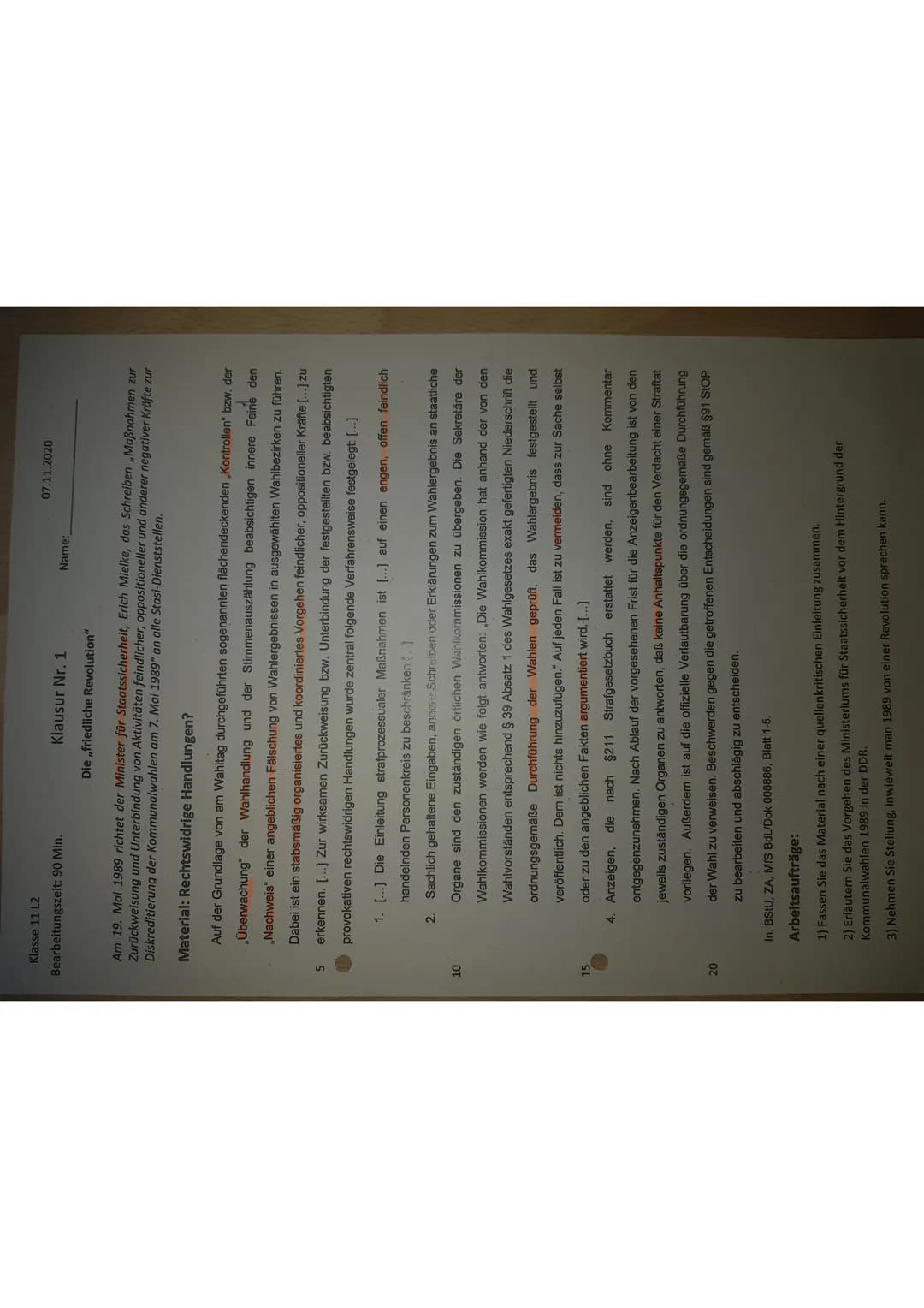 
<p>Am 19. Mai 1989 verfasste der Minister für Staatssicherheit, Erich Mielke, das Schreiben "Maßnahmen zur Zurückweisung und Unterbindung v