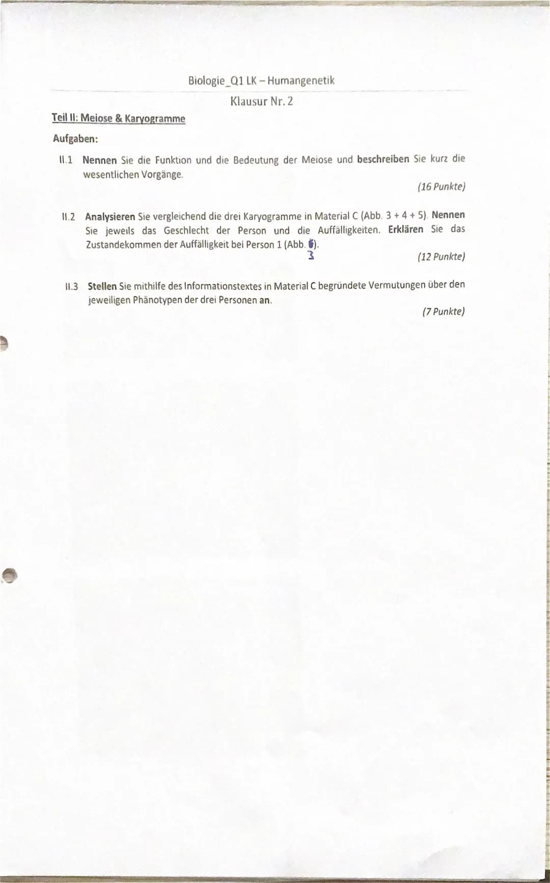 A) Inhaltliche Leistung
Tell I: Lactoseintoleranz
Aufgabe 1.1
Du hast jeweils den Zahlen des Materials A die korrekten Fachbegriffe zugeordn