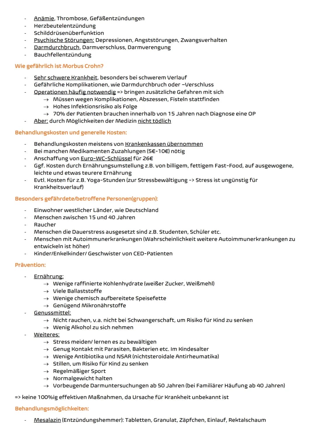 Definition:
Chronisch entzündliche Darmerkrankung (CED), unheilbare Autoimmunerkrankung
Entzündung der Schleimhaut im Verdauungstrakt
Kann a