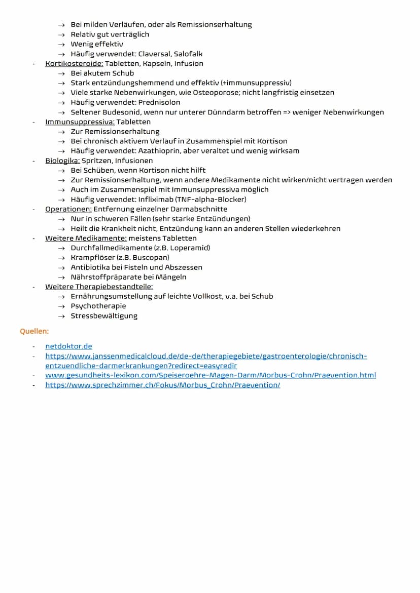 Definition:
Chronisch entzündliche Darmerkrankung (CED), unheilbare Autoimmunerkrankung
Entzündung der Schleimhaut im Verdauungstrakt
Kann a