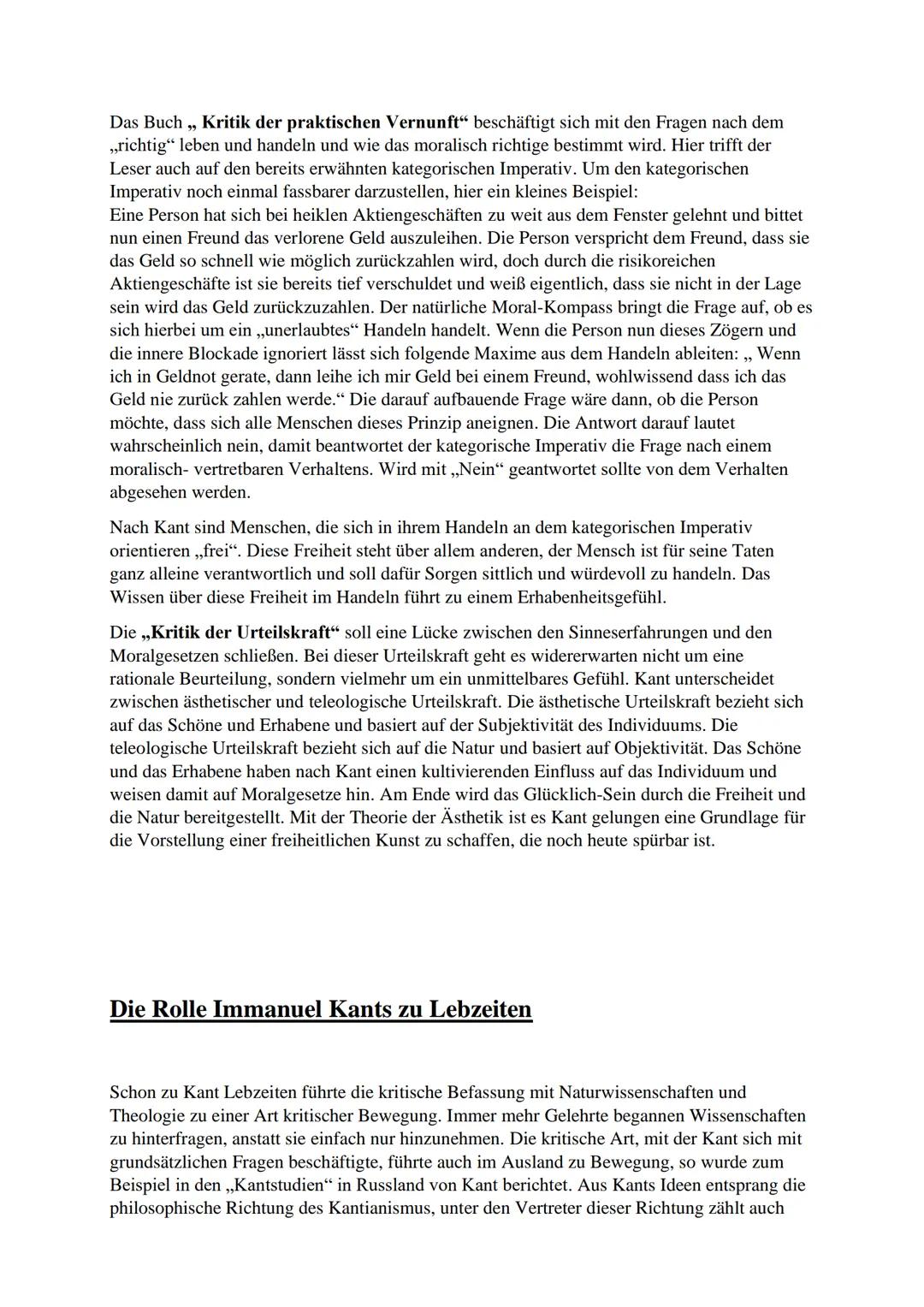 # Kant als Aufklärer

Sarah Beranek MSS 11

GK Geschichte Inhaltsangabe

1. Biographie des Immanuel Kant
2. Kants Denkweisen
3. Kants Kritik