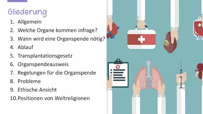 An
| Organspende Angela Merkel: ,,Organspende geht uns alle an. Jeder von uns kann plötzlich durch eine schwere
Krankheit oder einen Unfall 