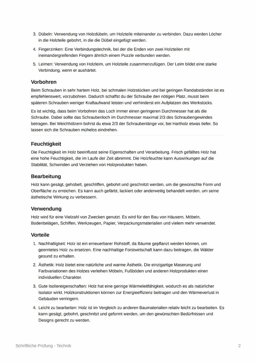 Schriftliche Prüfung - Technik
Pflichtteil A1: Holz
1. Werkzeuge
a) Sägen
1. Feinsäge: Eine Feinsäge ist eine schmale Handsäge mit feinen Zä