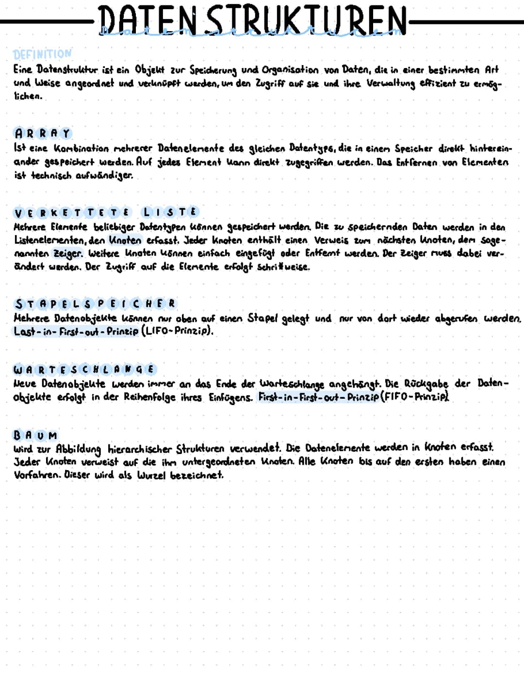 Datenstrukturen und Algorithmen
