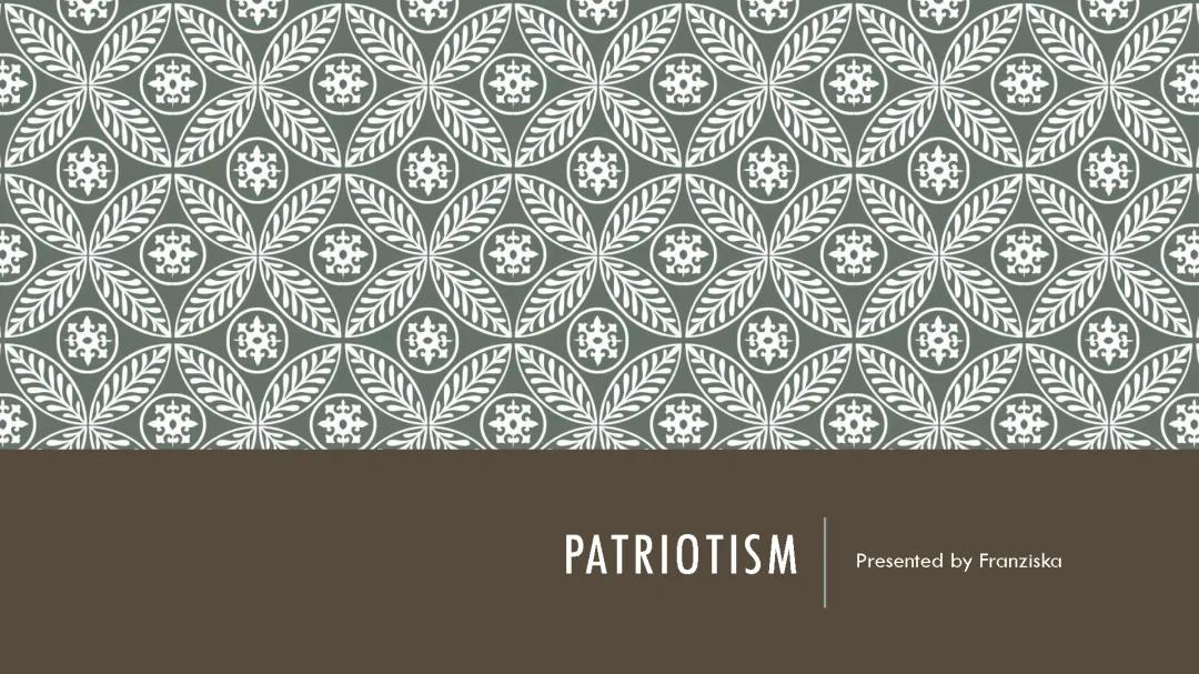 Understanding Patriotism in the USA: American Dream, National Anthem, and the Flag's Stars