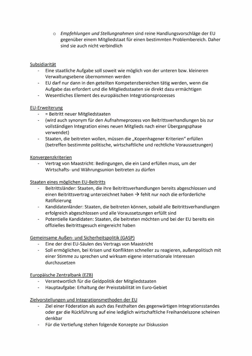 Euopäische Union
Die Europäische Gemeinschaft für Kohle und Stahl (EGKS oder Montanunion)
Erste europäische Gemeinschaft zwischen D, F, I, B