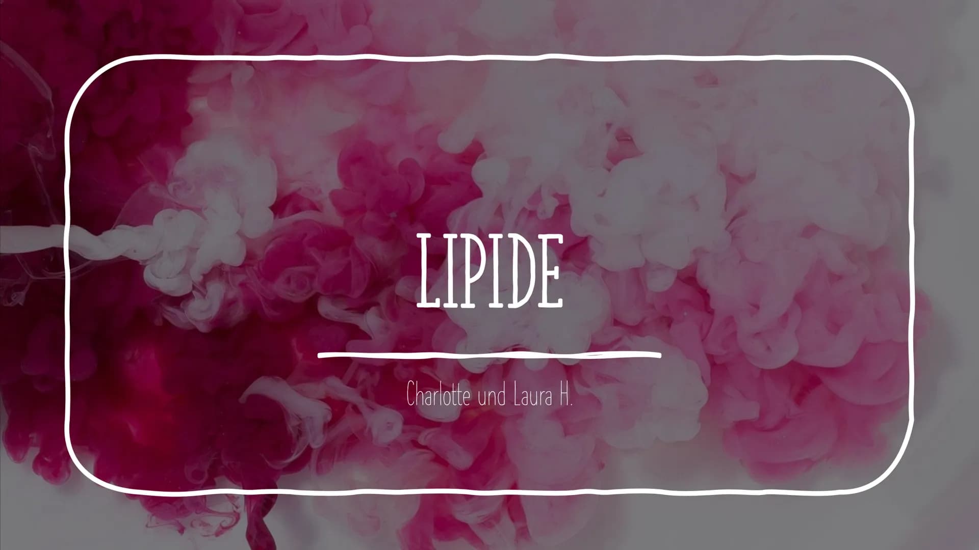 LIPIDE
Charlotte und Laura H. INHALT
Als was kommen Lipide vor?
Aufgaben und Eigenschaften von Lipiden
Aufbau von Lipiden
Fettsäuren
Grundau