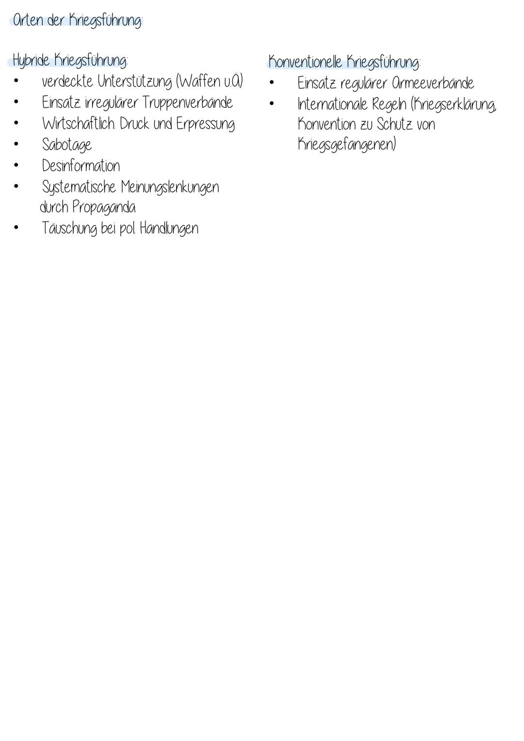 FRIEDE:
KRIEGE UND KONFLIKTE:
=
positiver Friede - sozialer Frieden, politischer_Friede, ökologischer Friede, persönlicher
Friede (Zustand d