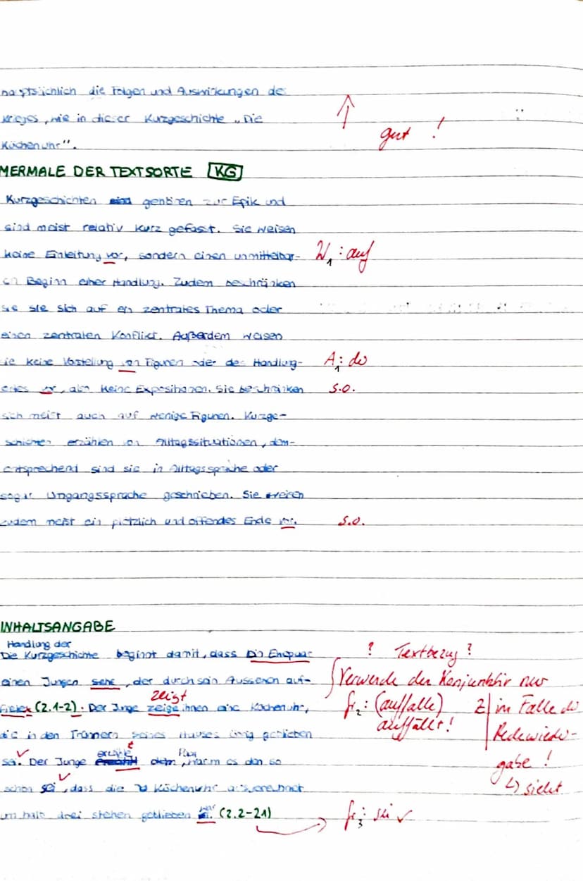 Deutsch Klausur. Nr. 1.
D-GK WES
EINLEITUNG
Wolfgang Bocherts Kurzgeschichte, Die
Küchenuhr" wurde am 27. August 1947 in
der Hamburger Zeitu